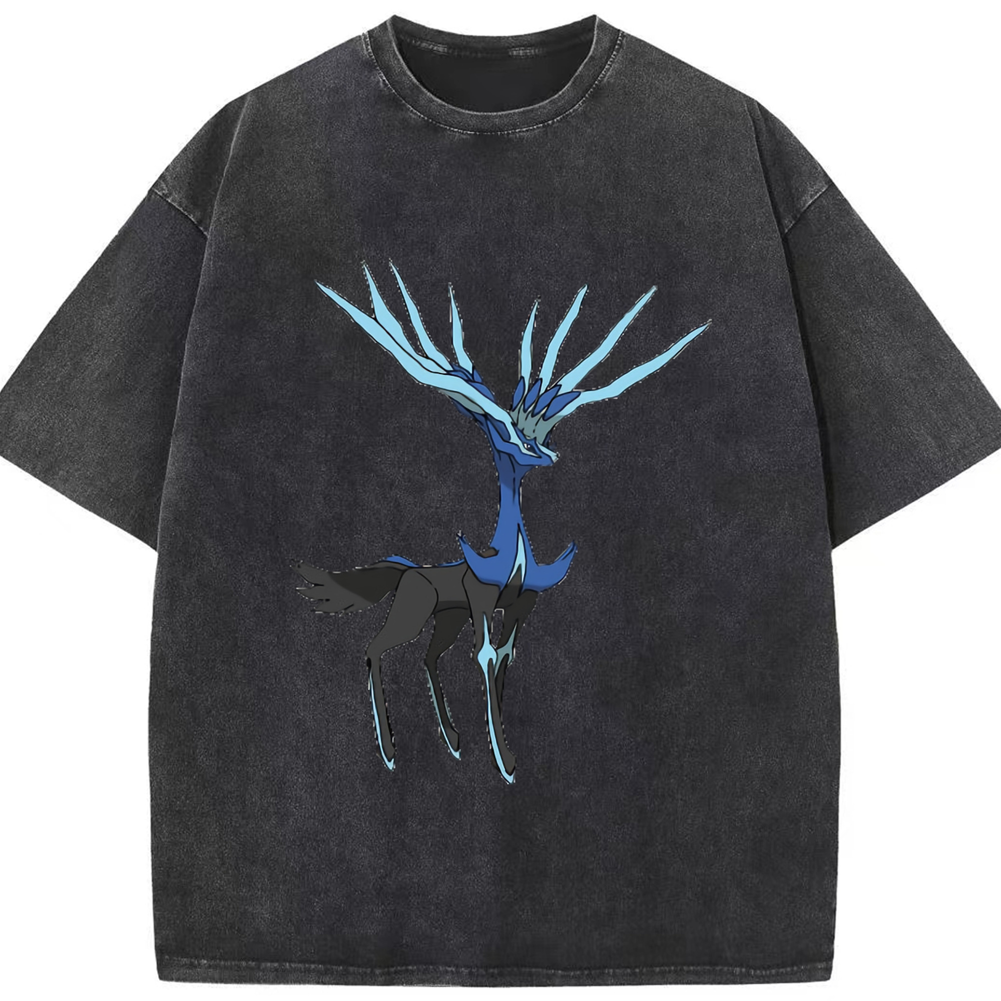 （画像用） ポケットモンスター Pokémon 綿100% ヴィンテージ風 半袖Tシャツ（フロントプリント）