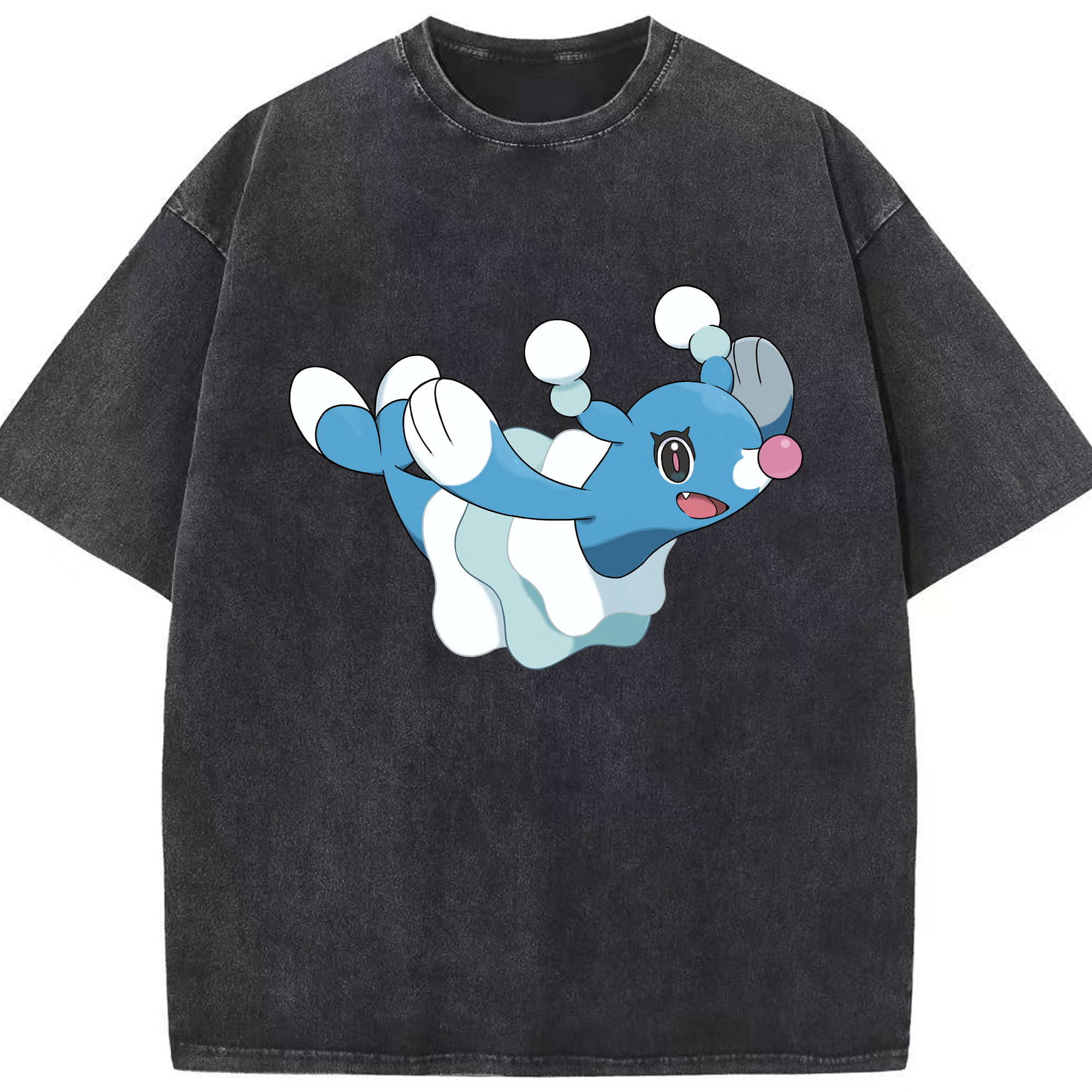 （画像用） ポケットモンスター Pokémon 綿100% ヴィンテージ風 半袖Tシャツ（フロントプリント）