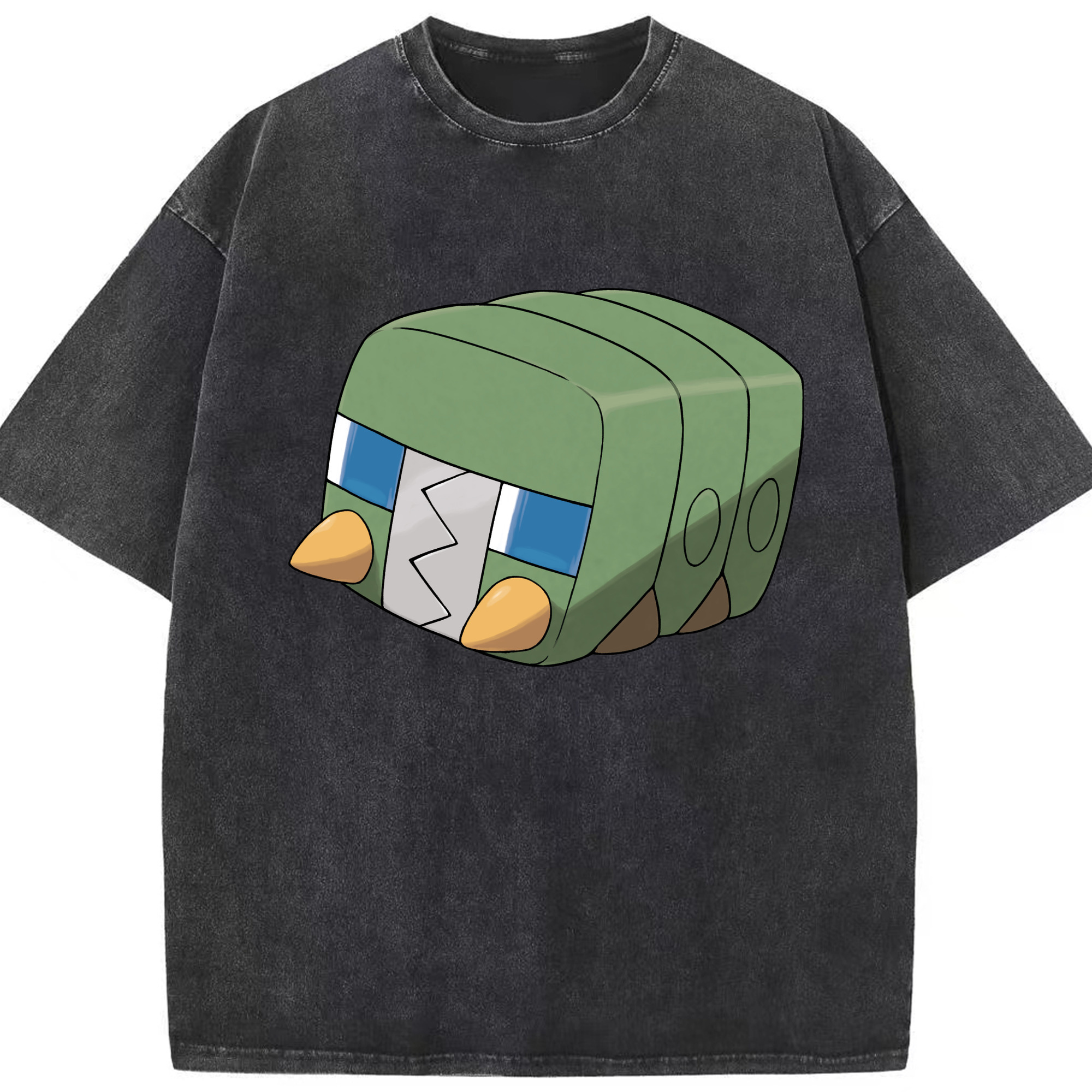 （画像用） ポケットモンスター Pokémon 綿100% ヴィンテージ風 半袖Tシャツ（フロントプリント）