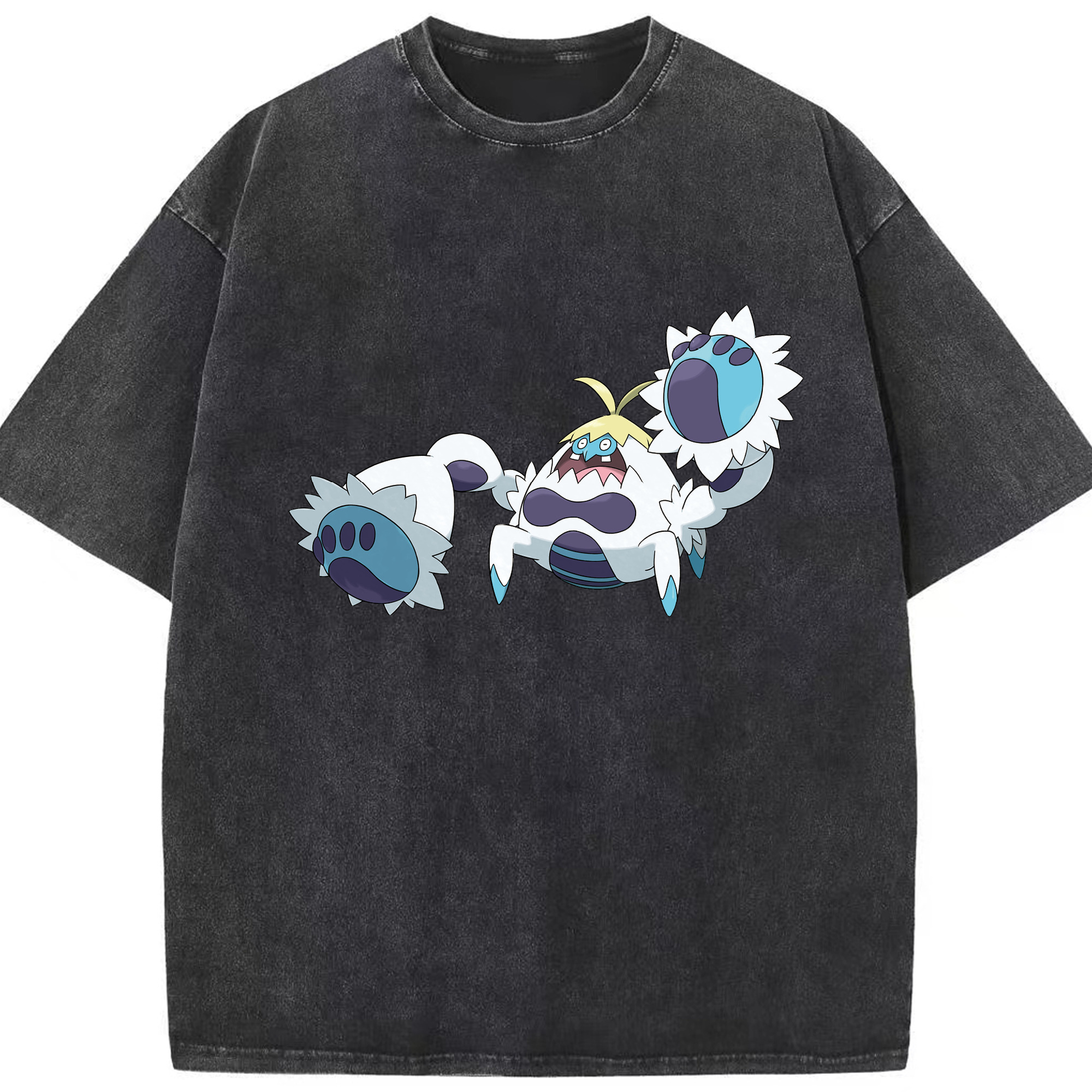 （画像用） ポケットモンスター Pokémon 綿100% ヴィンテージ風 半袖Tシャツ（フロントプリント）