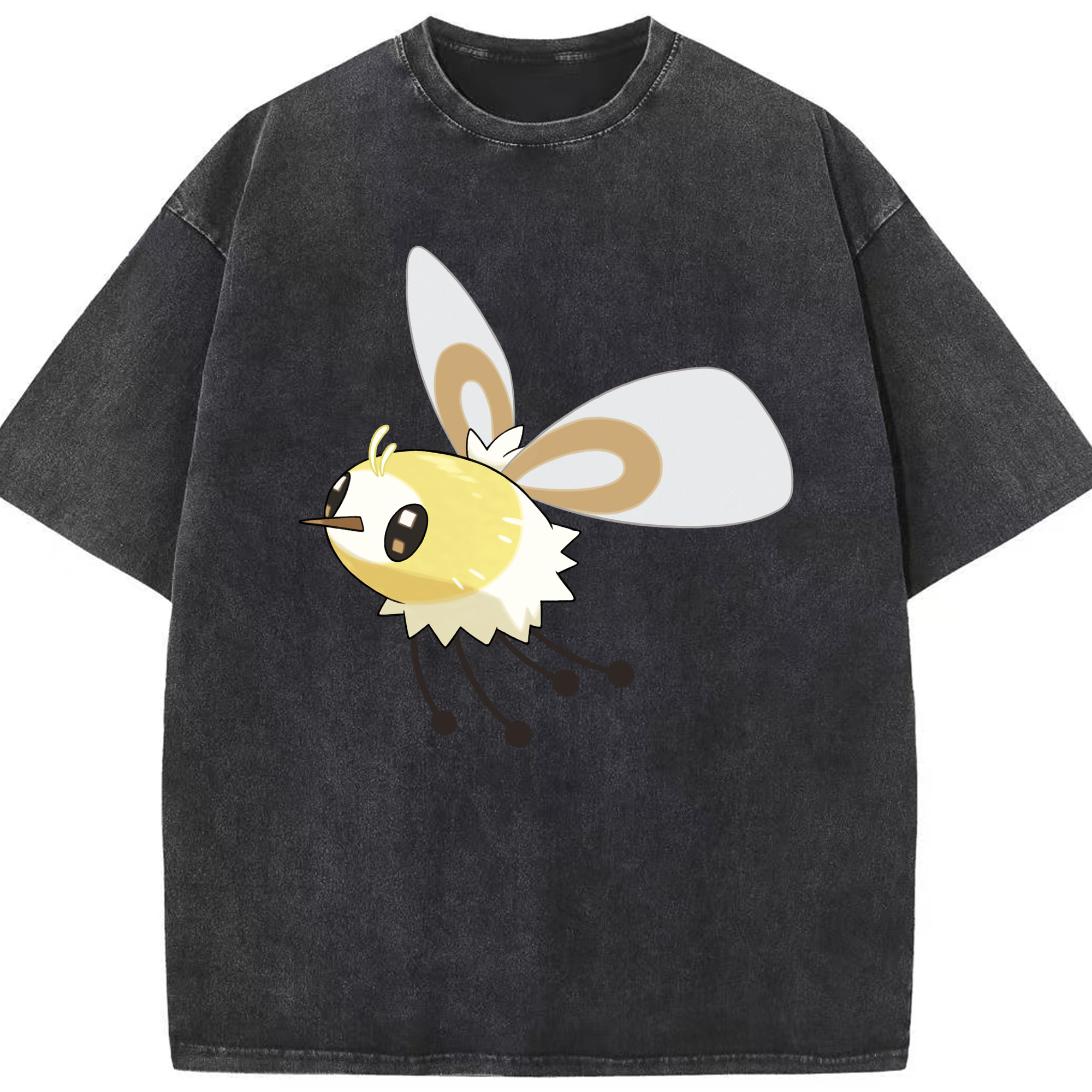 （画像用） ポケットモンスター Pokémon 綿100% ヴィンテージ風 半袖Tシャツ（フロントプリント）
