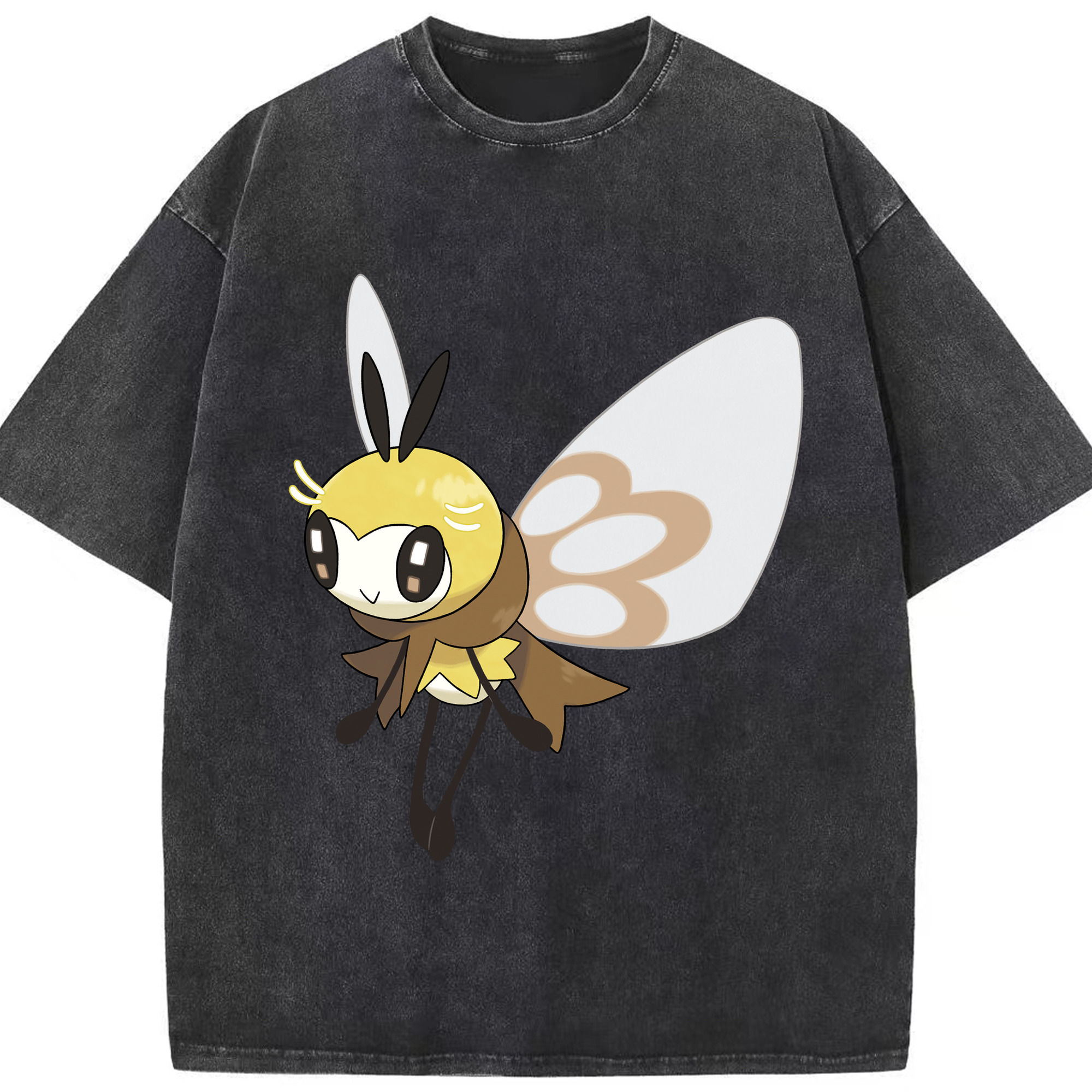 （画像用） ポケットモンスター Pokémon 綿100% ヴィンテージ風 半袖Tシャツ（フロントプリント）