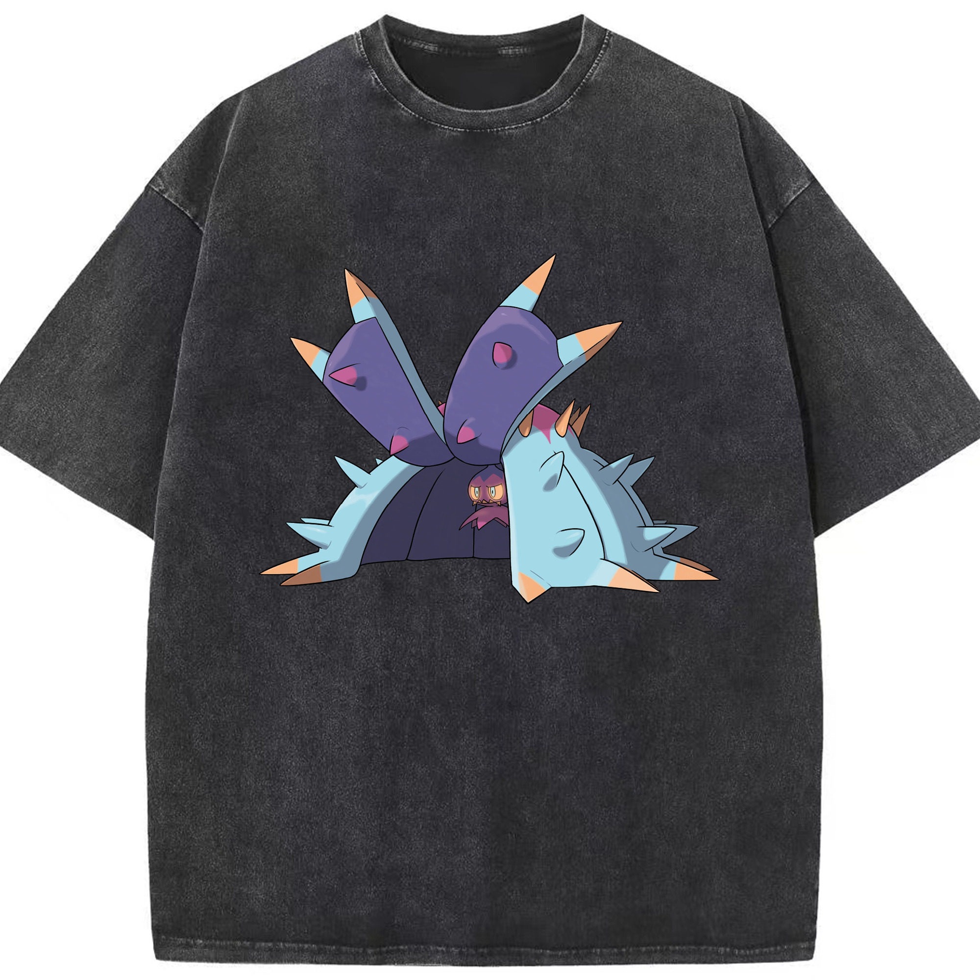 （画像用） ポケットモンスター Pokémon 綿100% ヴィンテージ風 半袖Tシャツ（フロントプリント）