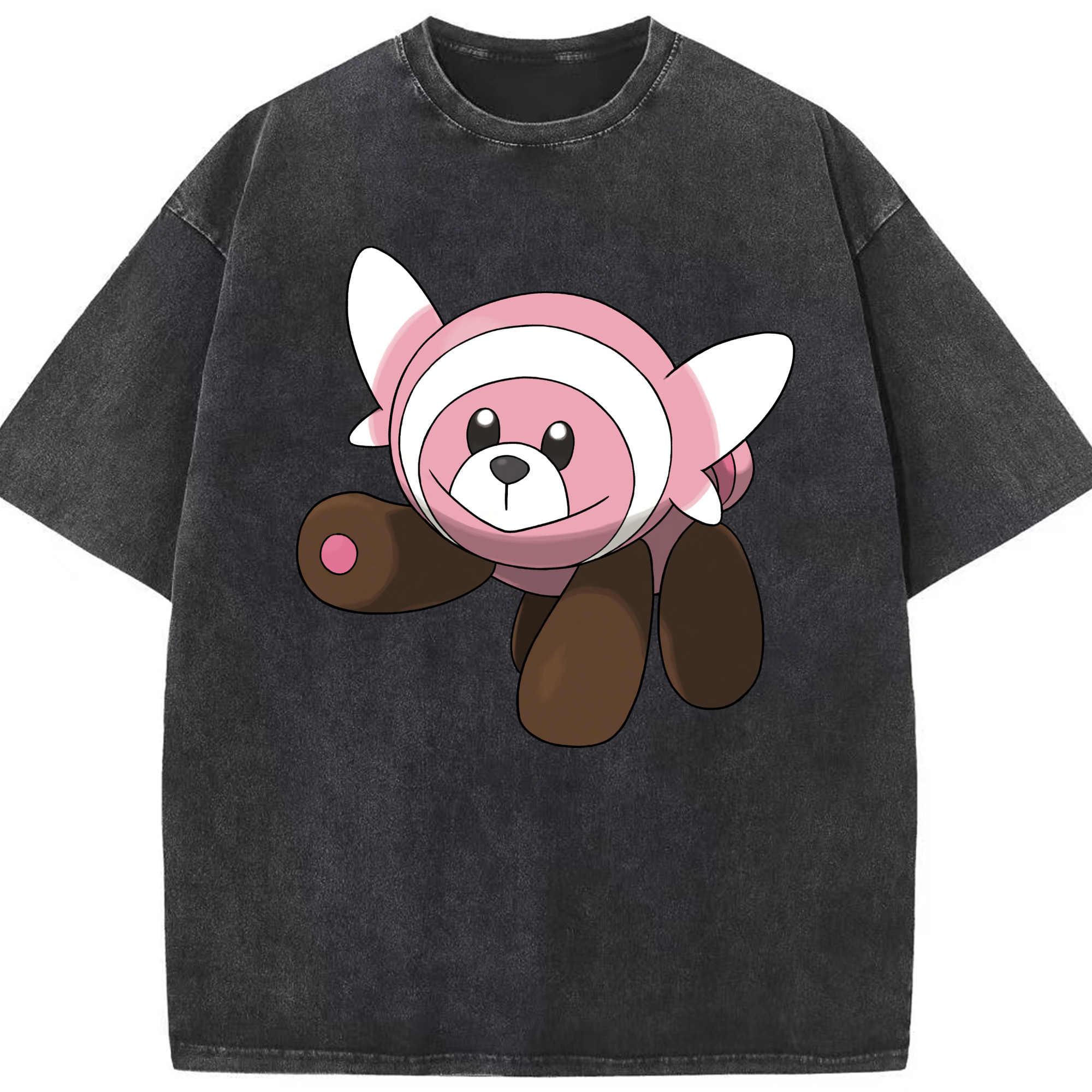 （画像用） ポケットモンスター Pokémon 綿100% ヴィンテージ風 半袖Tシャツ（フロントプリント）