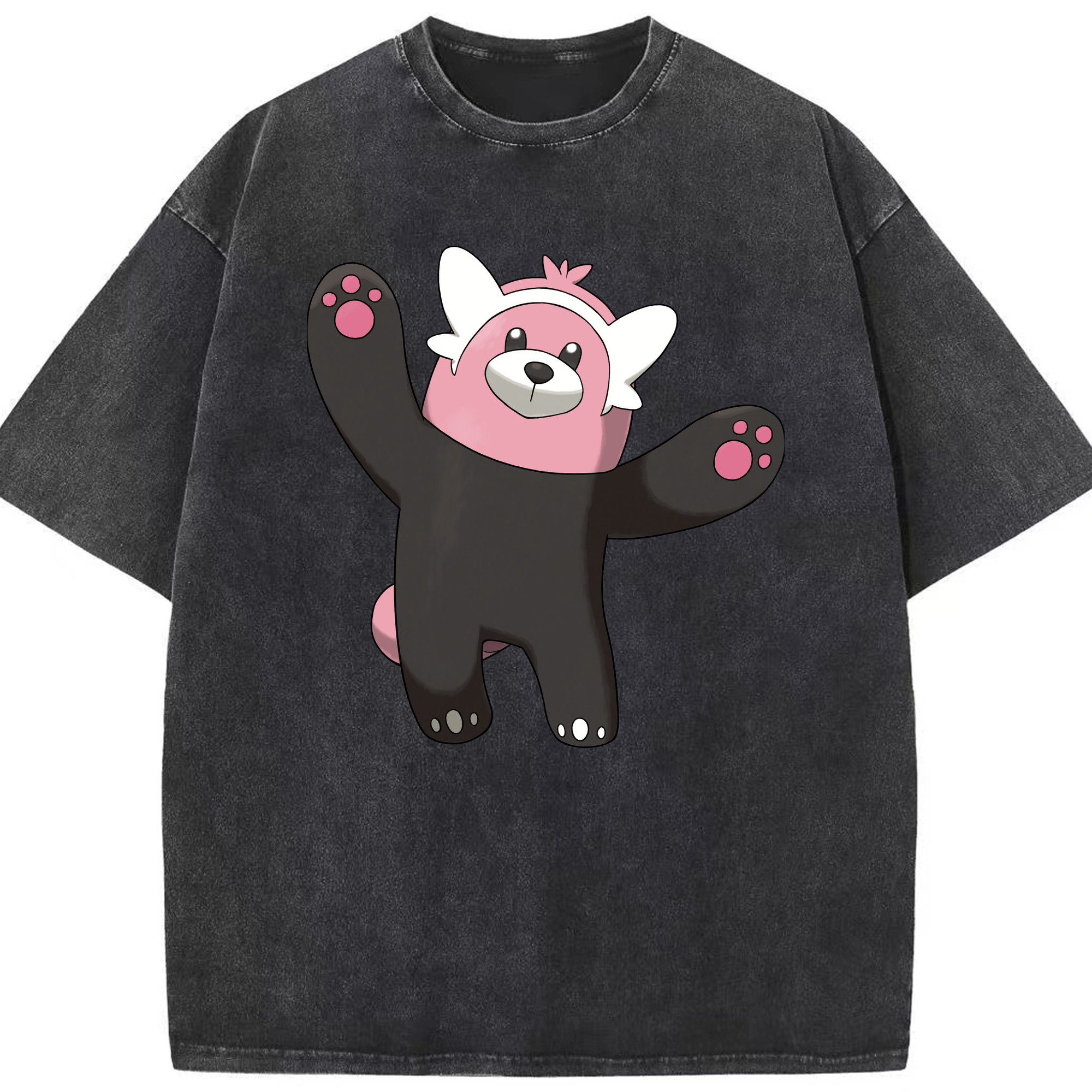 （画像用） ポケットモンスター Pokémon 綿100% ヴィンテージ風 半袖Tシャツ（フロントプリント）