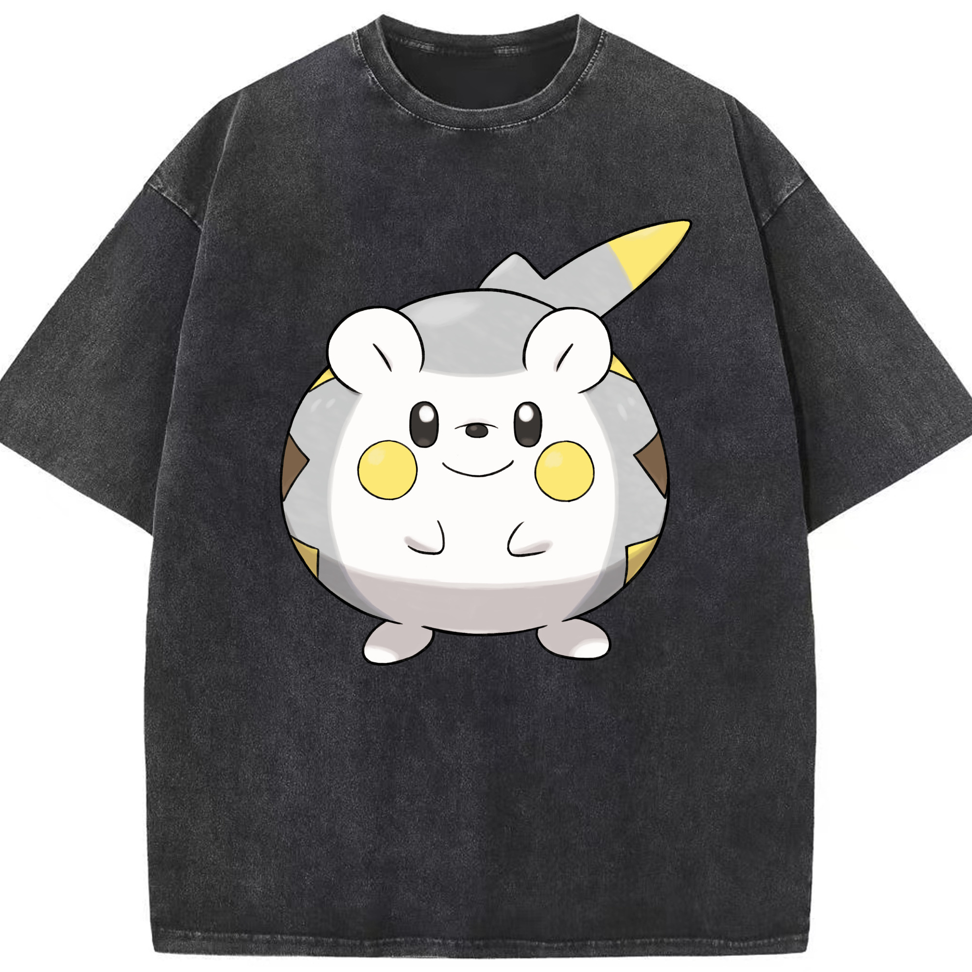 （画像用） ポケットモンスター Pokémon 綿100% ヴィンテージ風 半袖Tシャツ（フロントプリント）