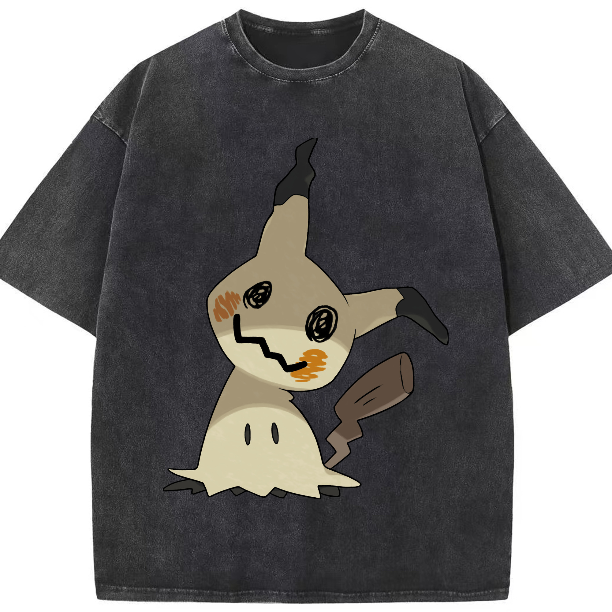 （画像用） ポケットモンスター Pokémon 綿100% ヴィンテージ風 半袖Tシャツ（フロントプリント）