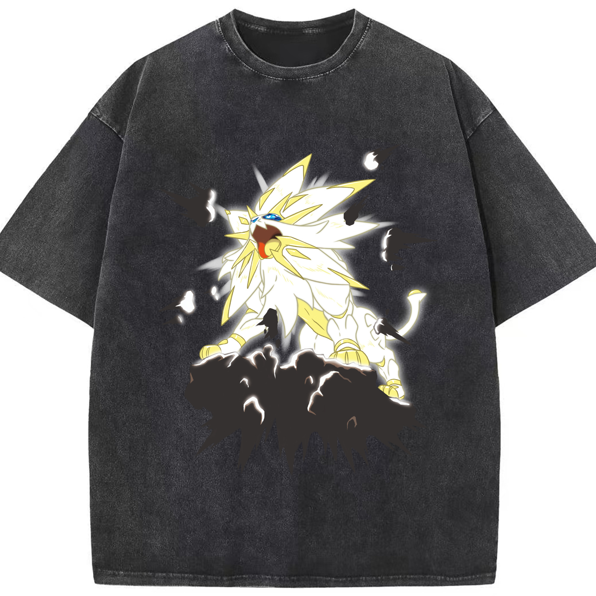 （画像用） ポケットモンスター Pokémon 綿100% ヴィンテージ風 半袖Tシャツ（フロントプリント）
