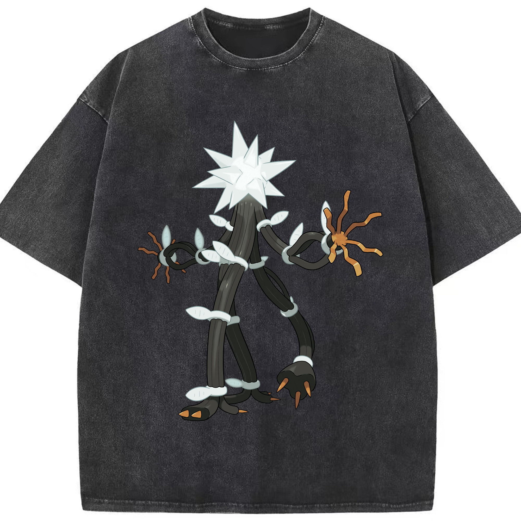 （画像用） ポケットモンスター Pokémon 綿100% ヴィンテージ風 半袖Tシャツ（フロントプリント）