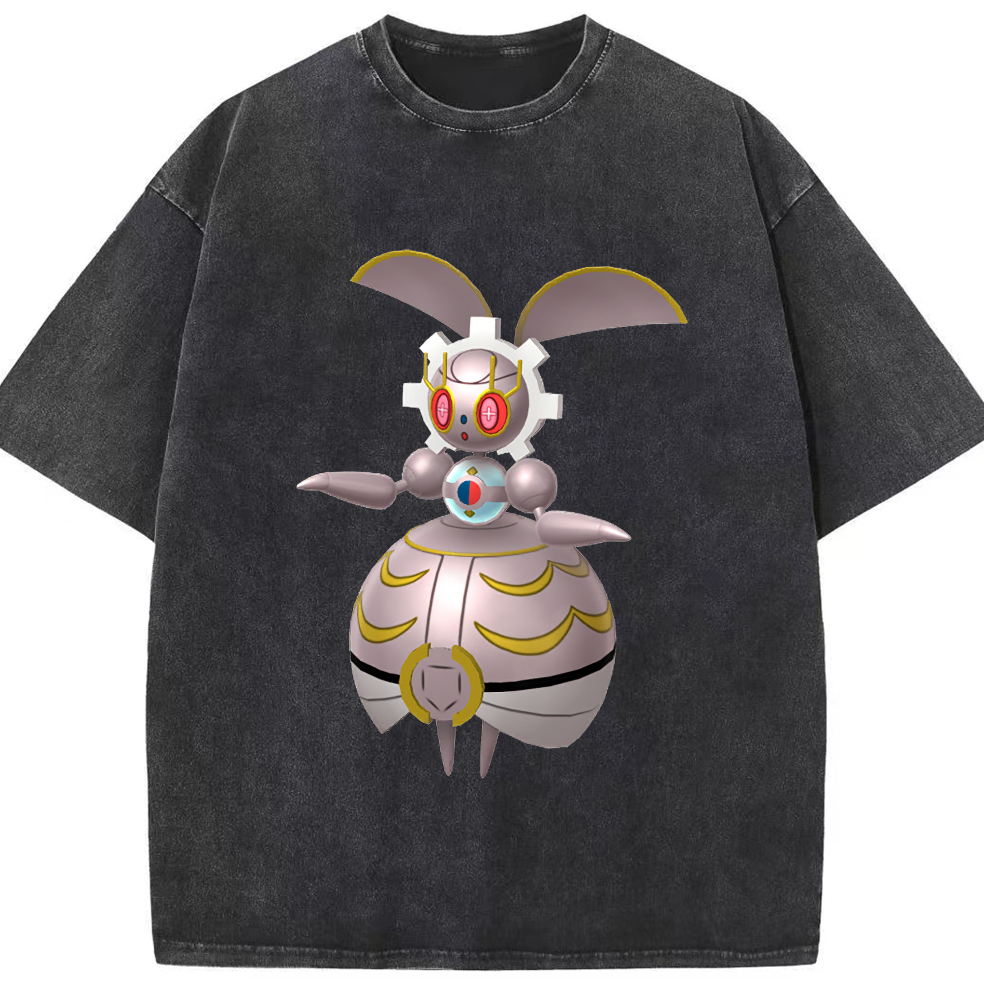 （画像用） ポケットモンスター Pokémon 綿100% ヴィンテージ風 半袖Tシャツ（フロントプリント）