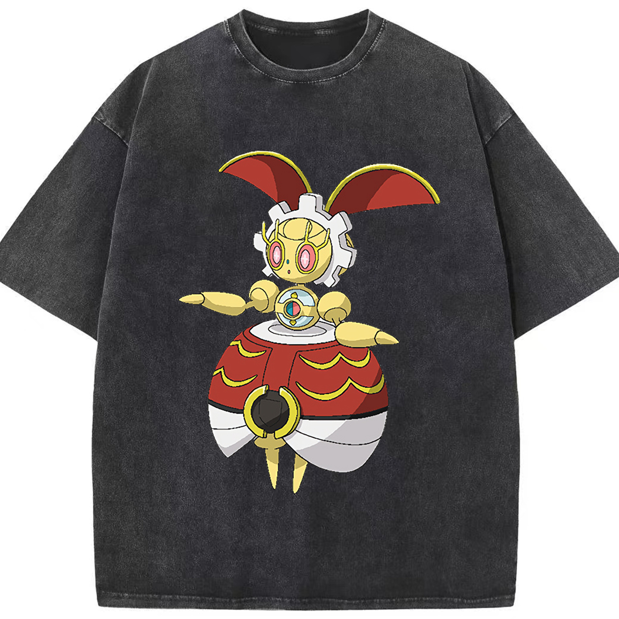 （画像用） ポケットモンスター Pokémon 綿100% ヴィンテージ風 半袖Tシャツ（フロントプリント）