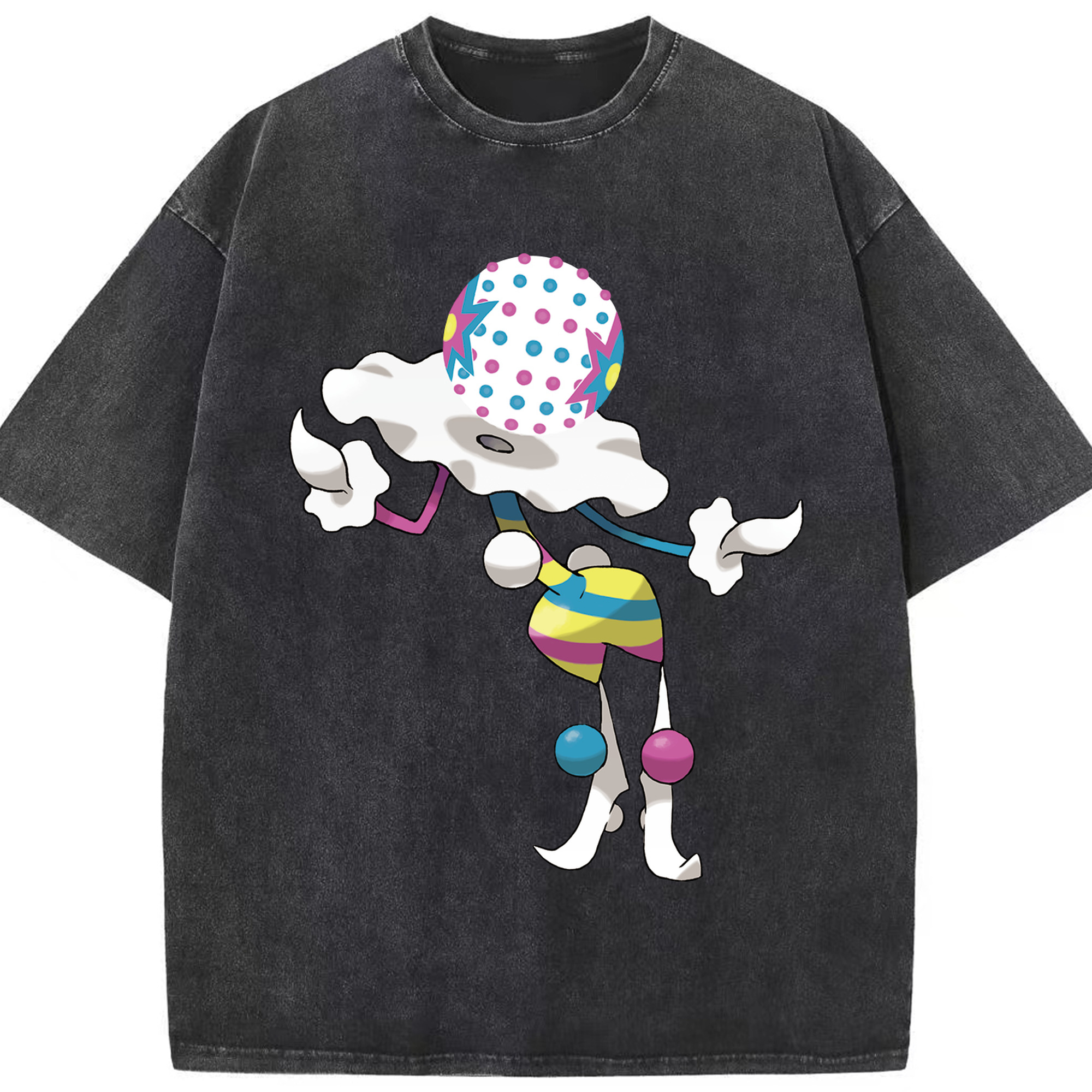 （画像用） ポケットモンスター Pokémon 綿100% ヴィンテージ風 半袖Tシャツ（フロントプリント）