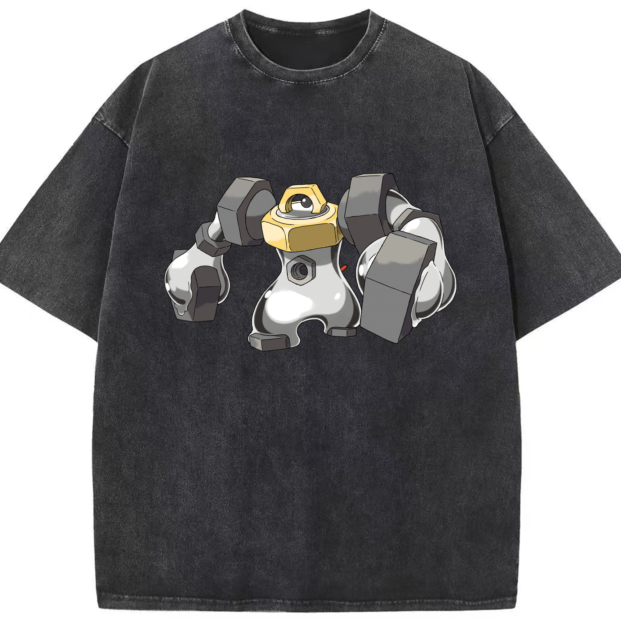 （画像用） ポケットモンスター Pokémon 綿100% ヴィンテージ風 半袖Tシャツ（フロントプリント）
