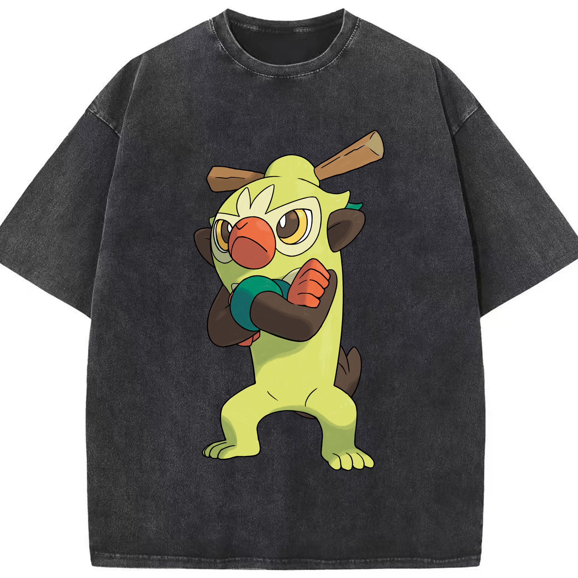 （画像用） ポケットモンスター Pokémon 綿100% ヴィンテージ風 半袖Tシャツ（フロントプリント）
