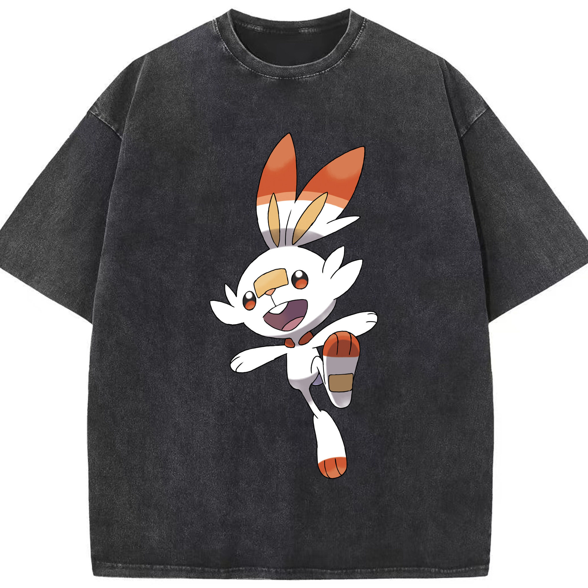 （画像用） ポケットモンスター Pokémon 綿100% ヴィンテージ風 半袖Tシャツ（フロントプリント）