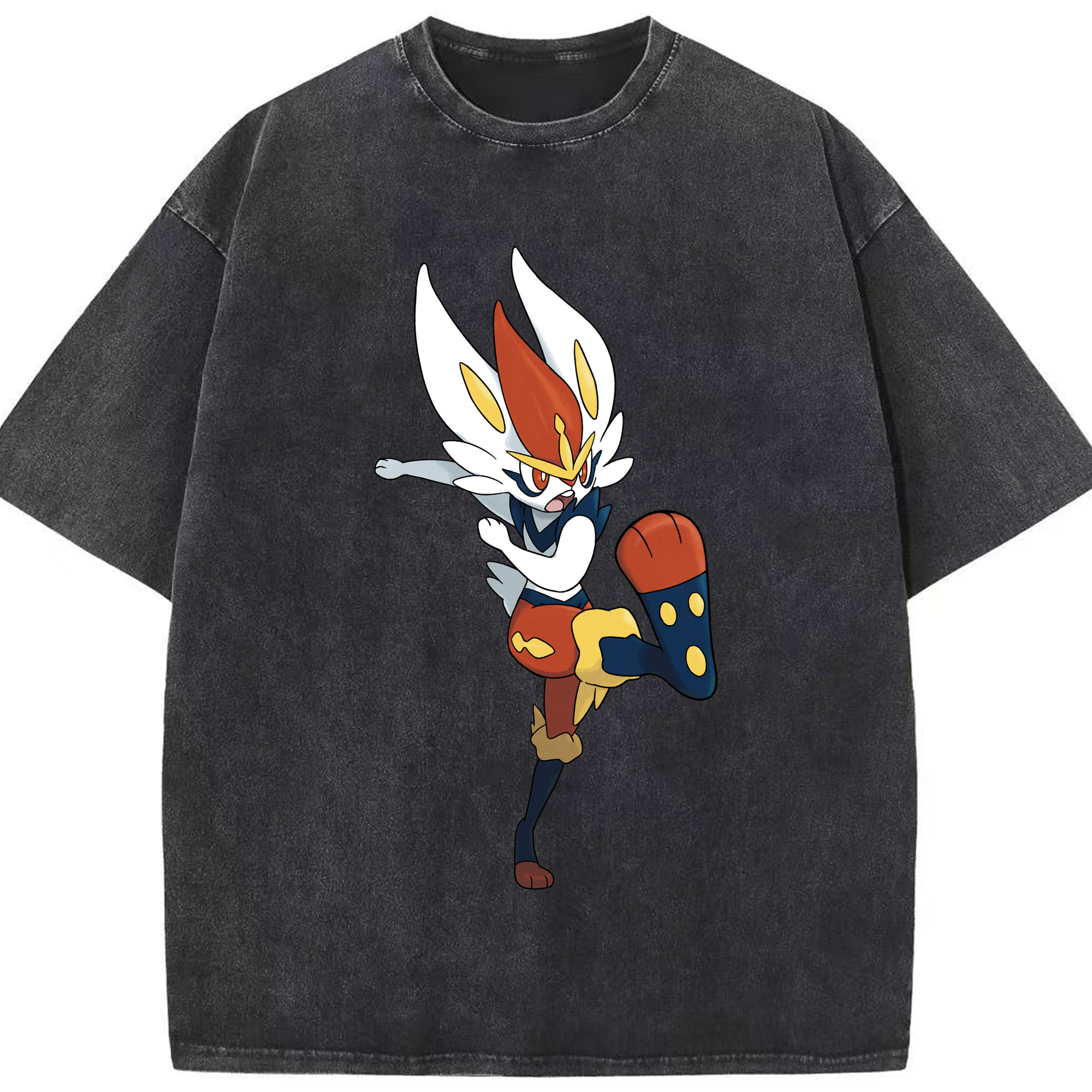 （画像用） ポケットモンスター Pokémon 綿100% ヴィンテージ風 半袖Tシャツ（フロントプリント）