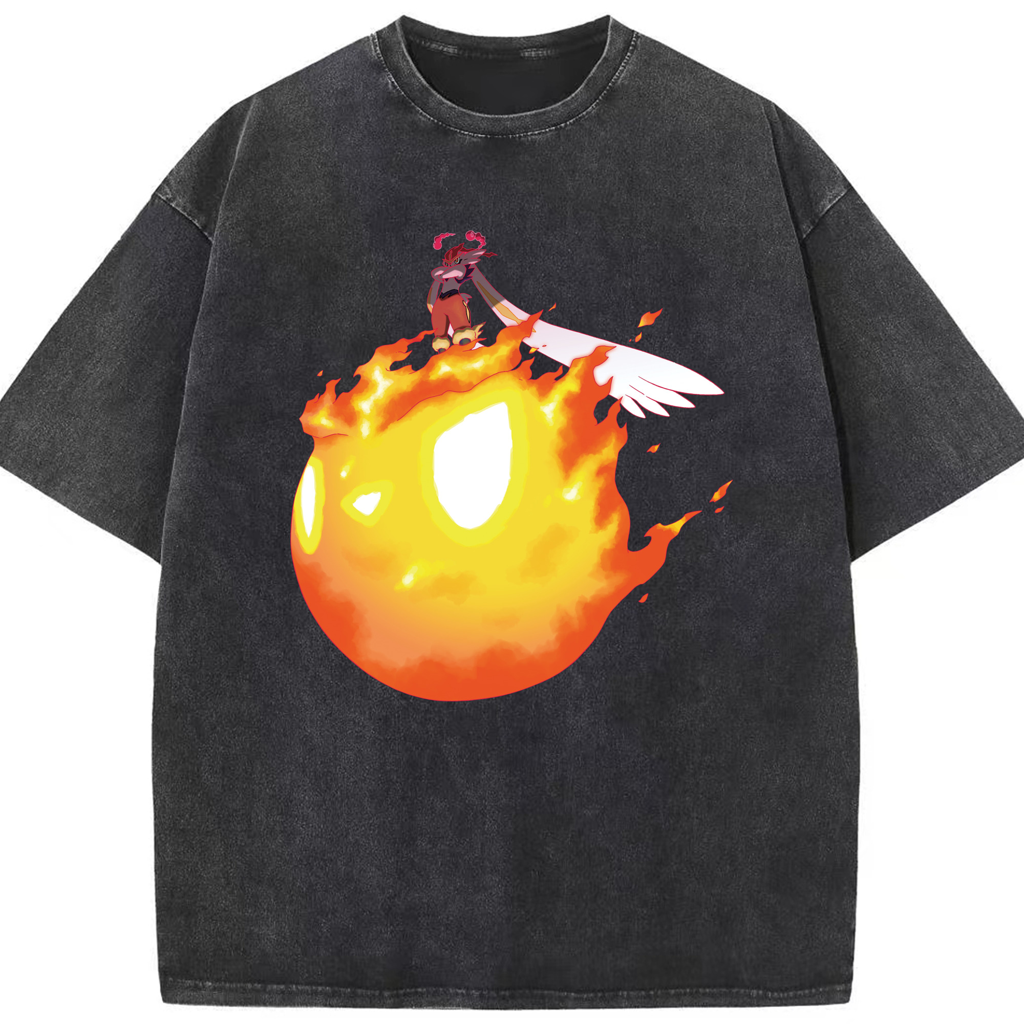 （画像用） ポケットモンスター Pokémon 綿100% ヴィンテージ風 半袖Tシャツ（フロントプリント）