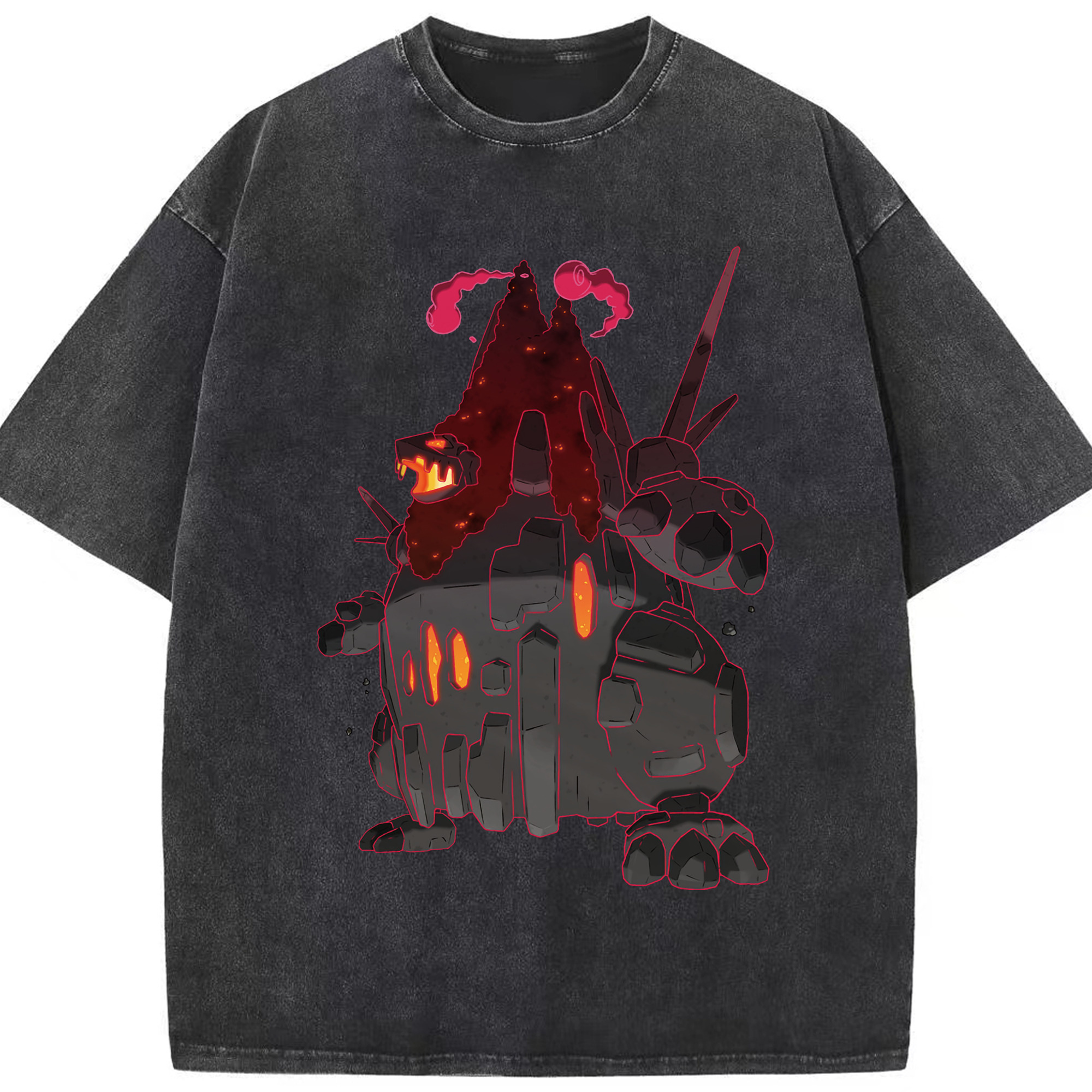 （画像用） ポケットモンスター Pokémon 綿100% ヴィンテージ風 半袖Tシャツ（フロントプリント）
