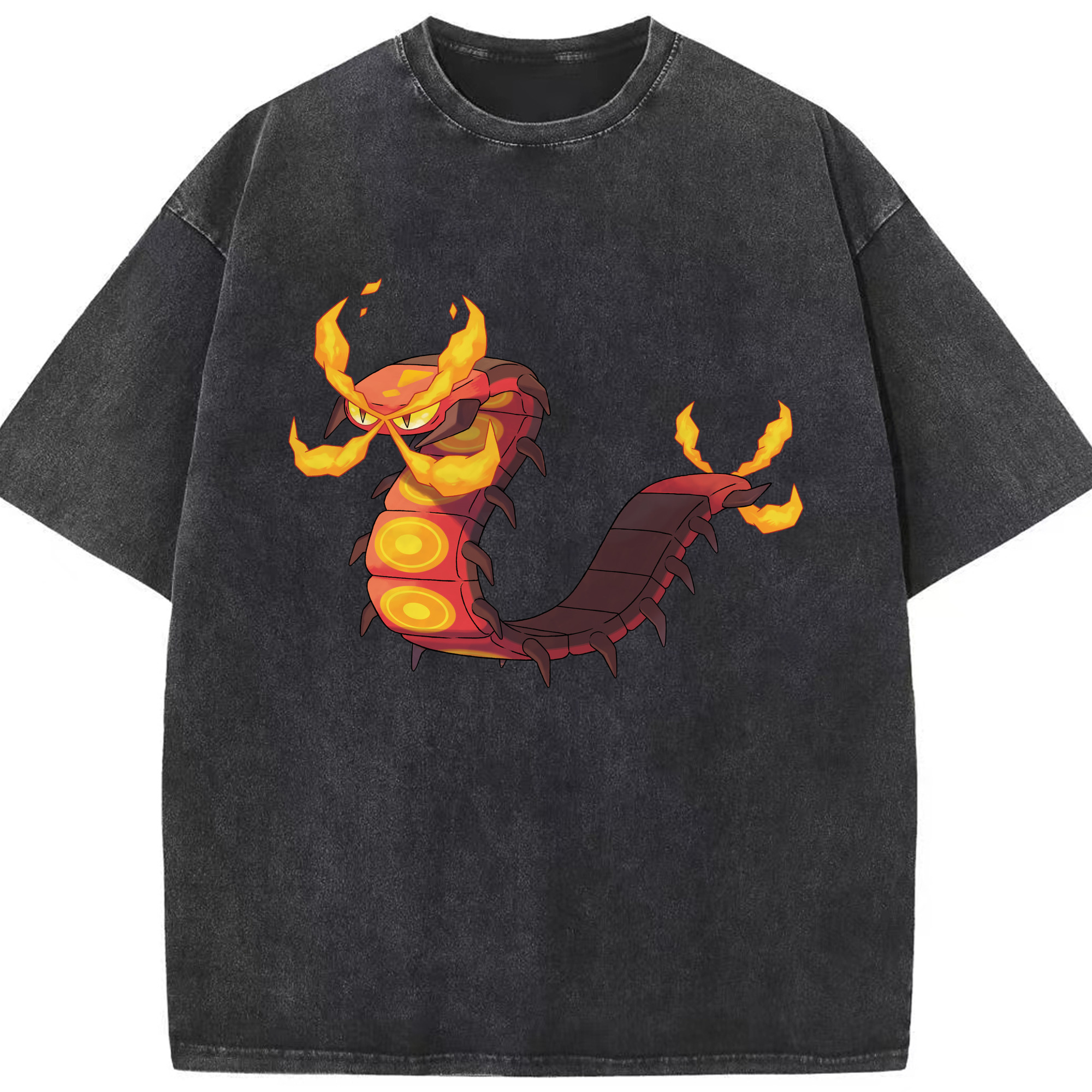 （画像用） ポケットモンスター Pokémon 綿100% ヴィンテージ風 半袖Tシャツ（フロントプリント）