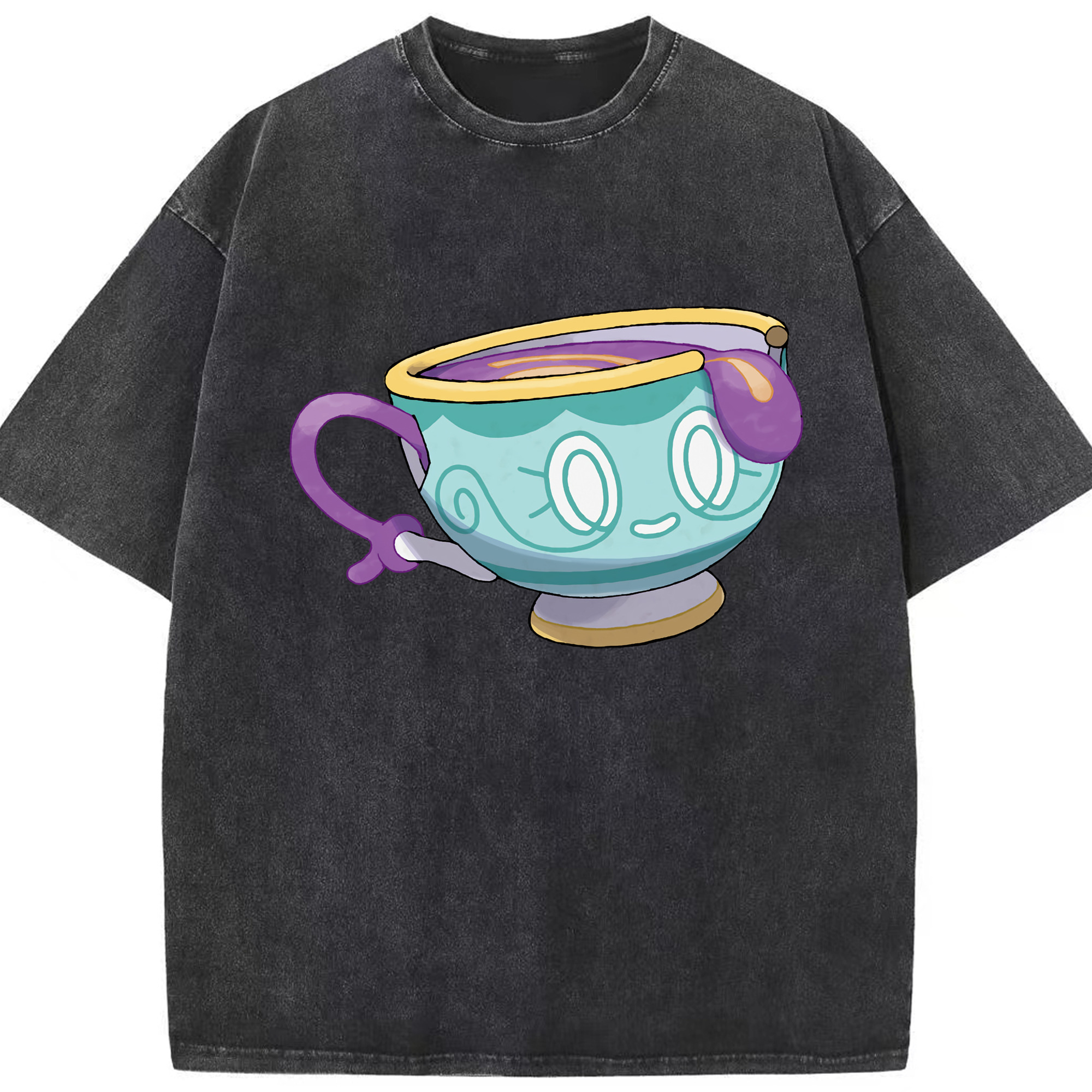 （画像用） ポケットモンスター Pokémon 綿100% ヴィンテージ風 半袖Tシャツ（フロントプリント）