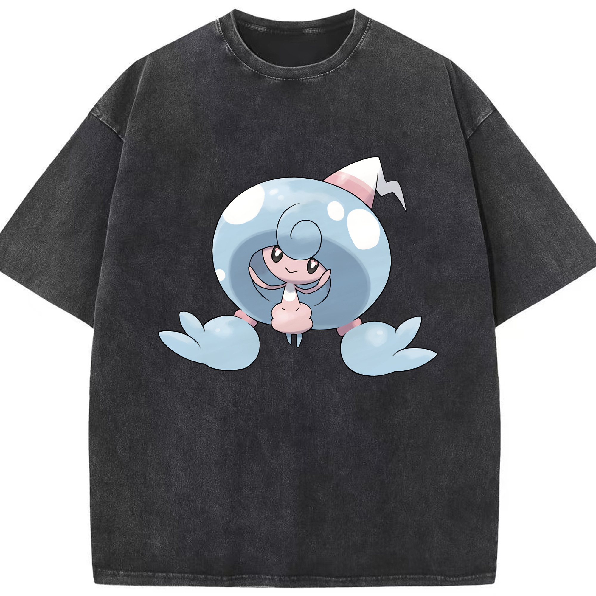 （画像用） ポケットモンスター Pokémon 綿100% ヴィンテージ風 半袖Tシャツ（フロントプリント）