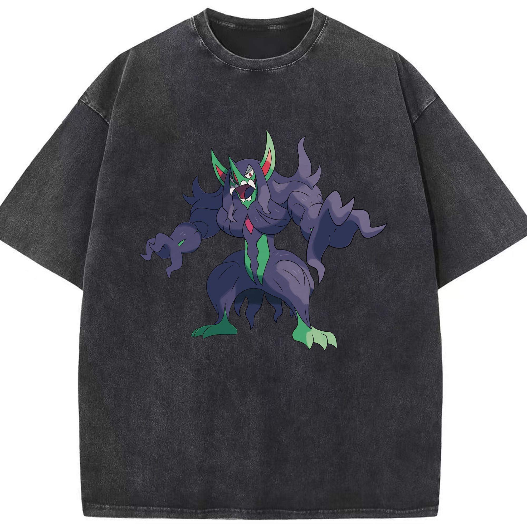 （画像用） ポケットモンスター Pokémon 綿100% ヴィンテージ風 半袖Tシャツ（フロントプリント）