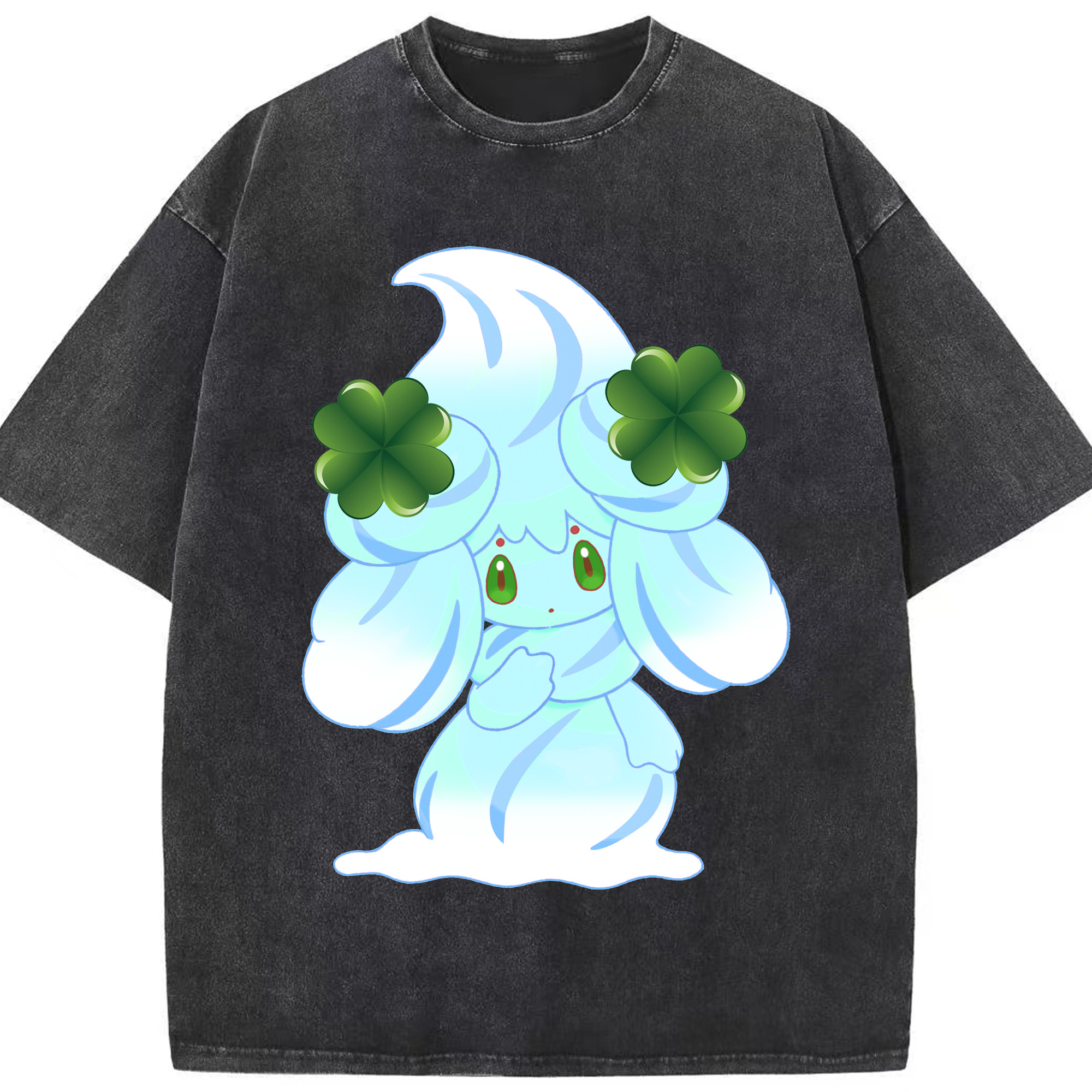 （画像用） ポケットモンスター Pokémon 綿100% ヴィンテージ風 半袖Tシャツ（フロントプリント）