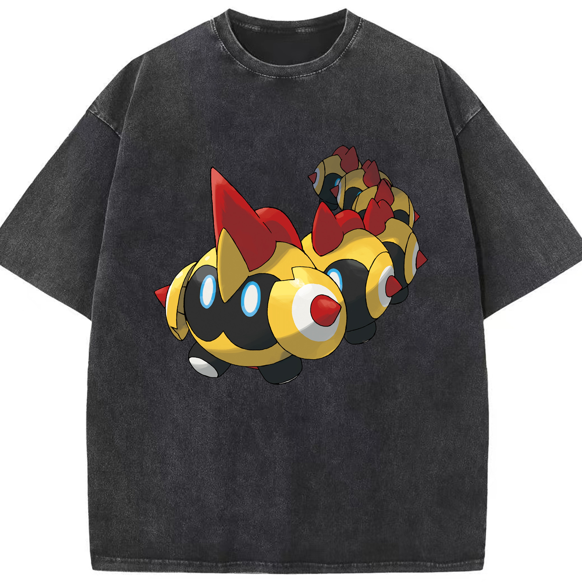 （画像用） ポケットモンスター Pokémon 綿100% ヴィンテージ風 半袖Tシャツ（フロントプリント）
