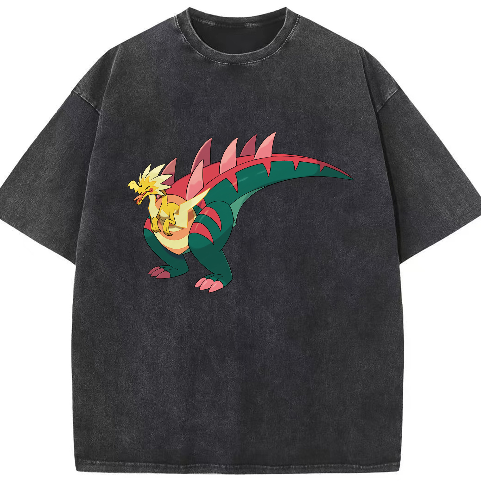 （画像用） ポケットモンスター Pokémon 綿100% ヴィンテージ風 半袖Tシャツ（フロントプリント）