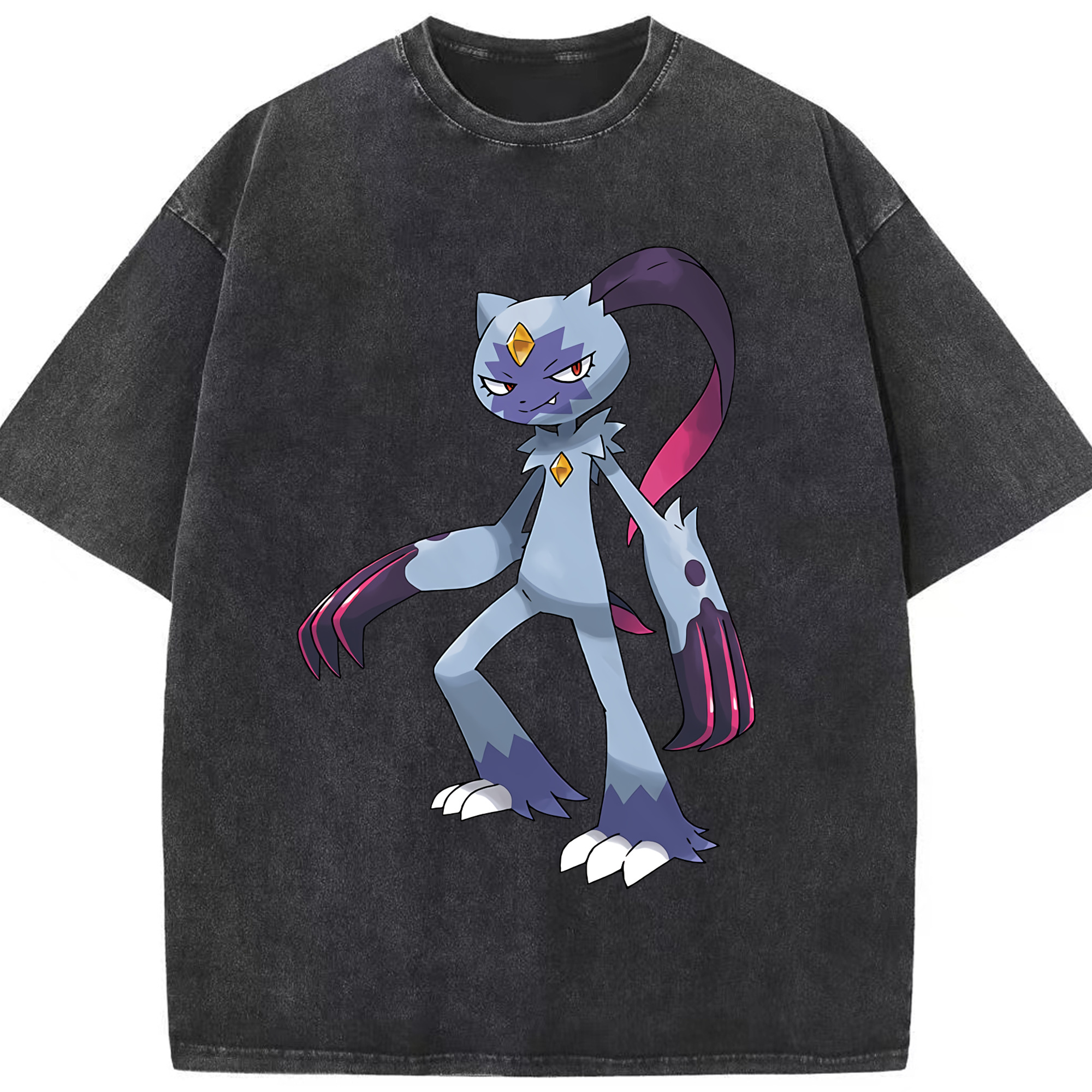 （画像用） ポケットモンスター Pokémon 綿100% ヴィンテージ風 半袖Tシャツ（フロントプリント）