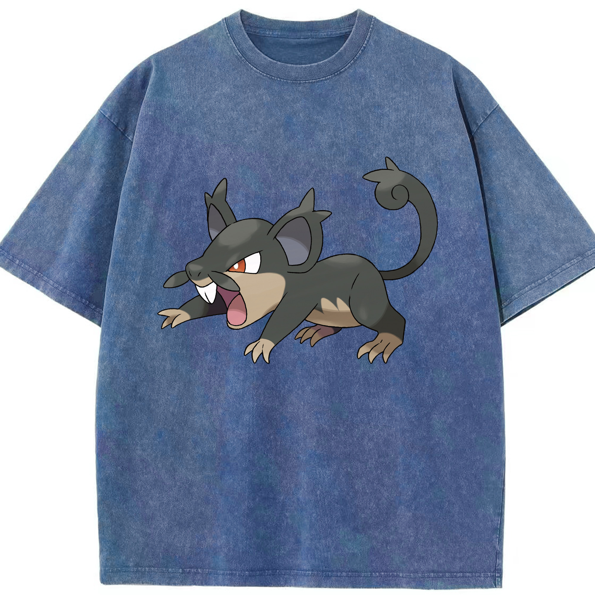 （画像用） ポケットモンスター Pokémon 綿100% ヴィンテージ風 半袖Tシャツ（フロントプリント）