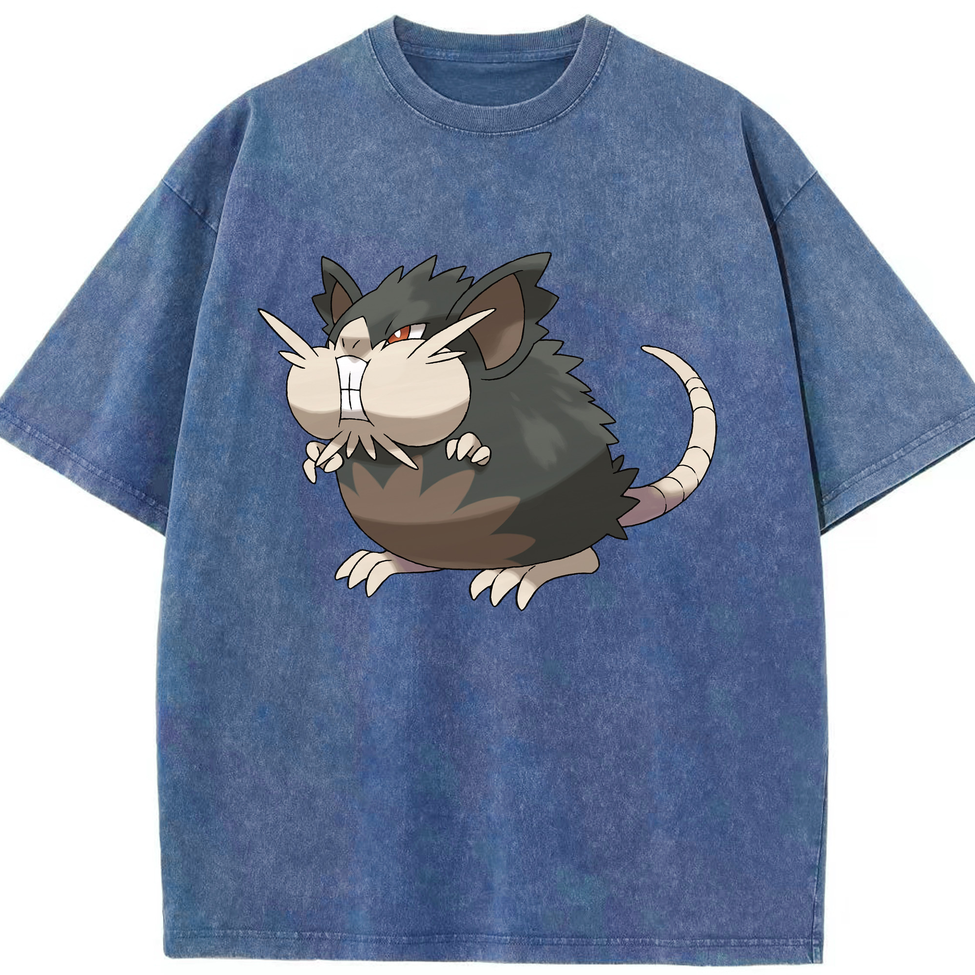 （画像用） ポケットモンスター Pokémon 綿100% ヴィンテージ風 半袖Tシャツ（フロントプリント）