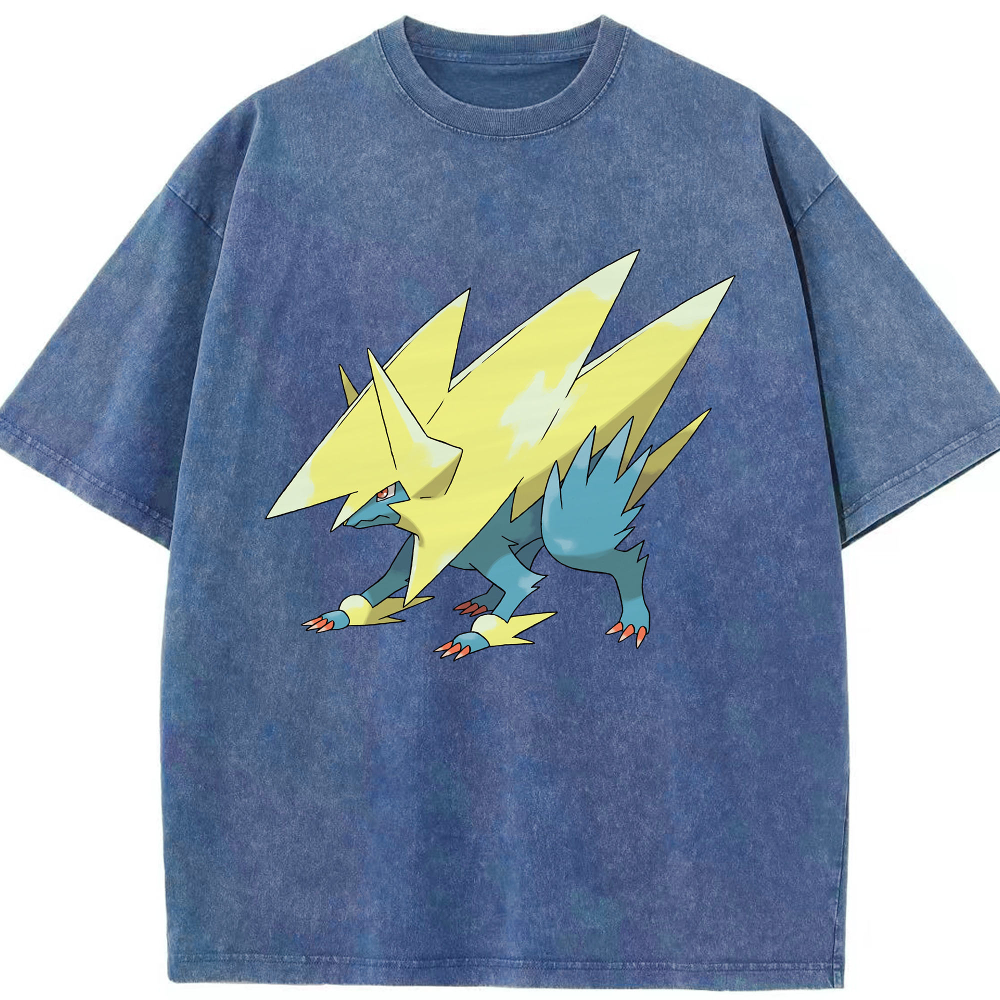 （画像用） ポケットモンスター Pokémon 綿100% ヴィンテージ風 半袖Tシャツ（フロントプリント）