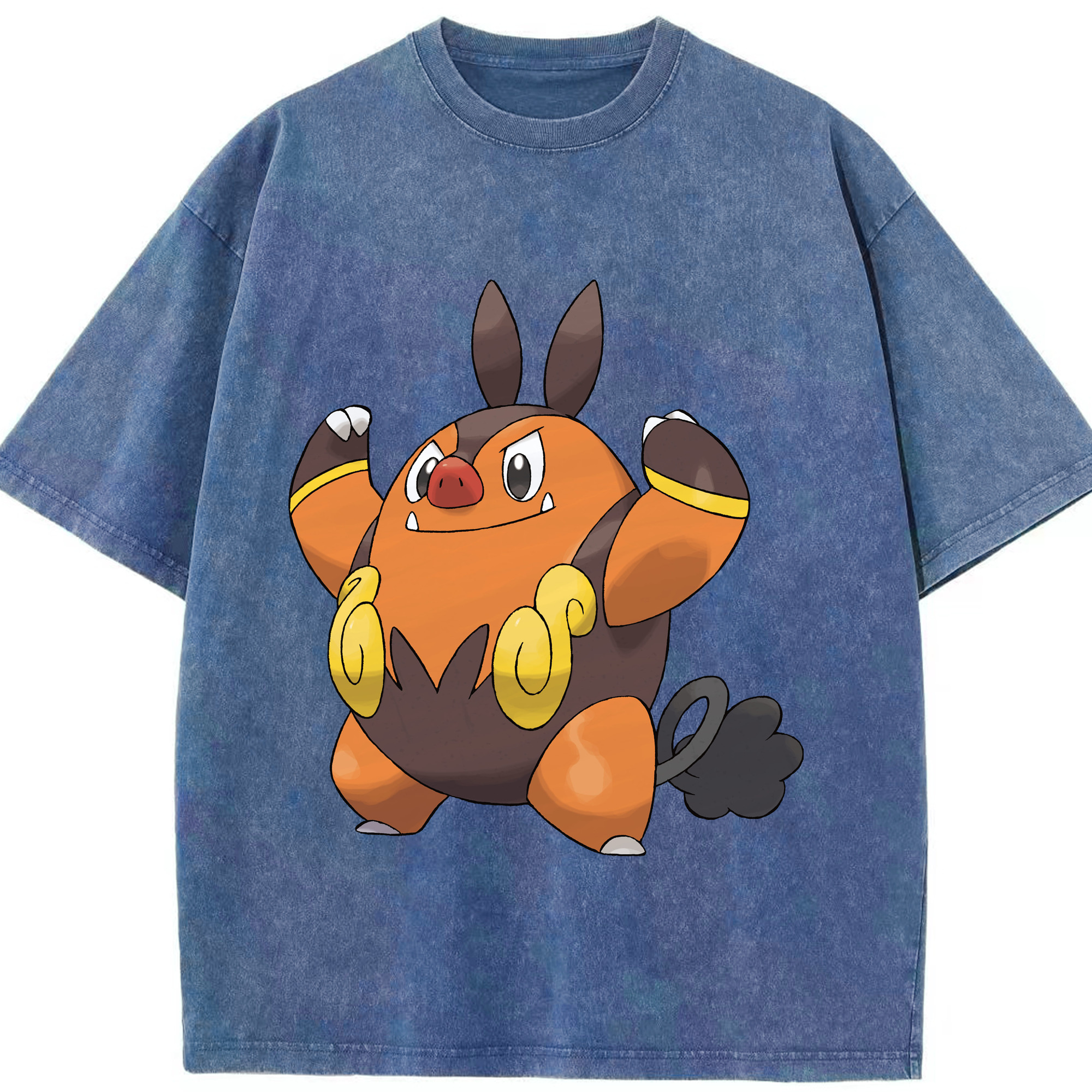 （画像用） ポケットモンスター Pokémon 綿100% ヴィンテージ風 半袖Tシャツ（フロントプリント）