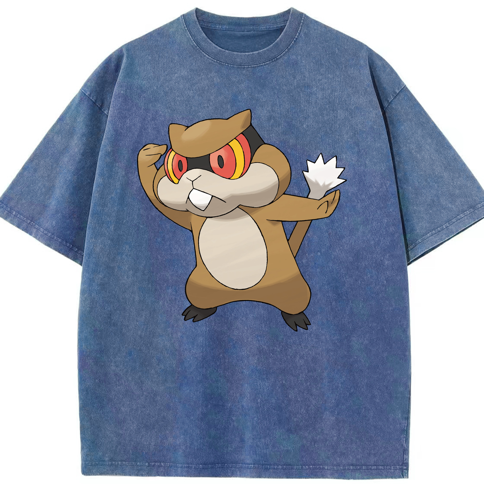 （画像用） ポケットモンスター Pokémon 綿100% ヴィンテージ風 半袖Tシャツ（フロントプリント）