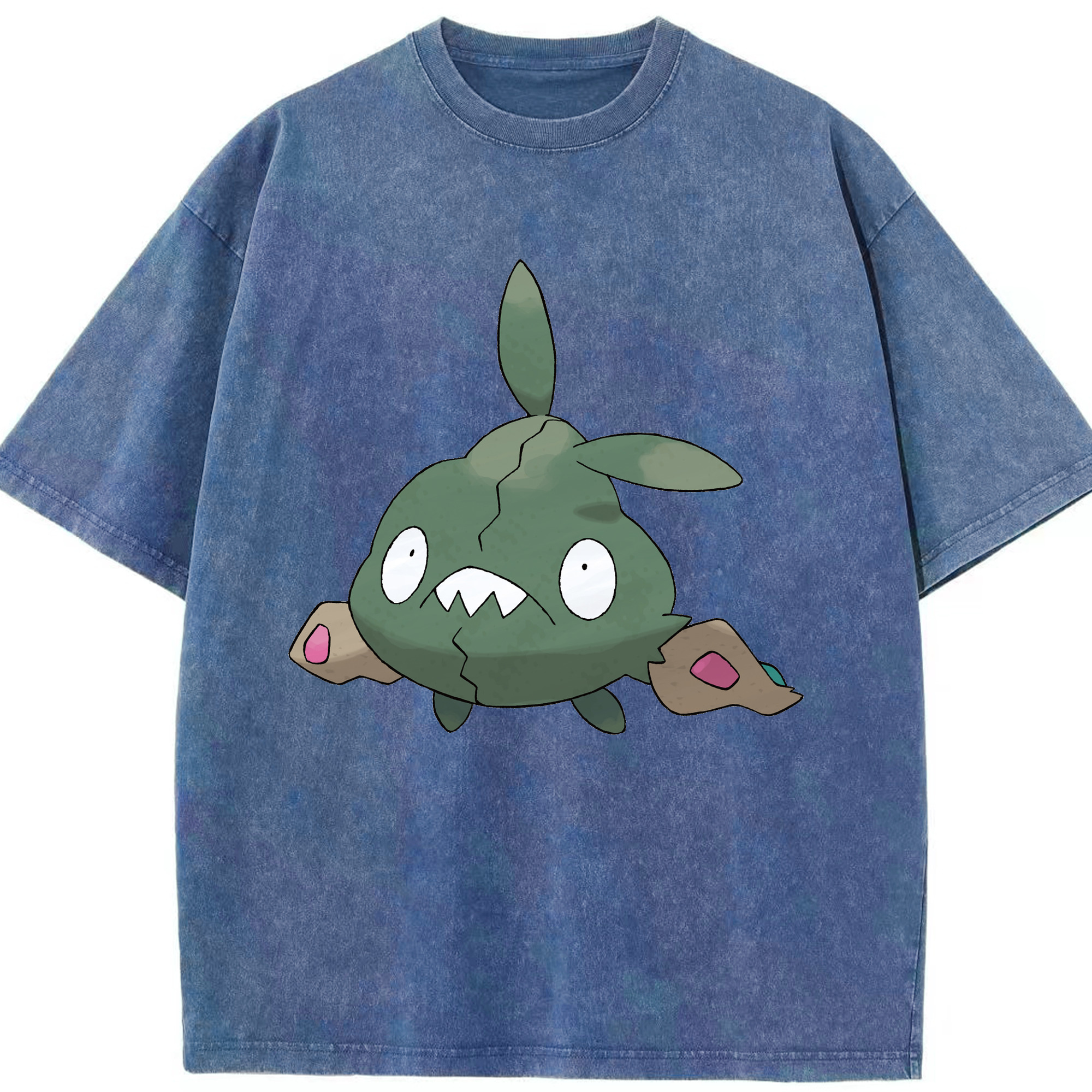 （画像用） ポケットモンスター Pokémon 綿100% ヴィンテージ風 半袖Tシャツ（フロントプリント）