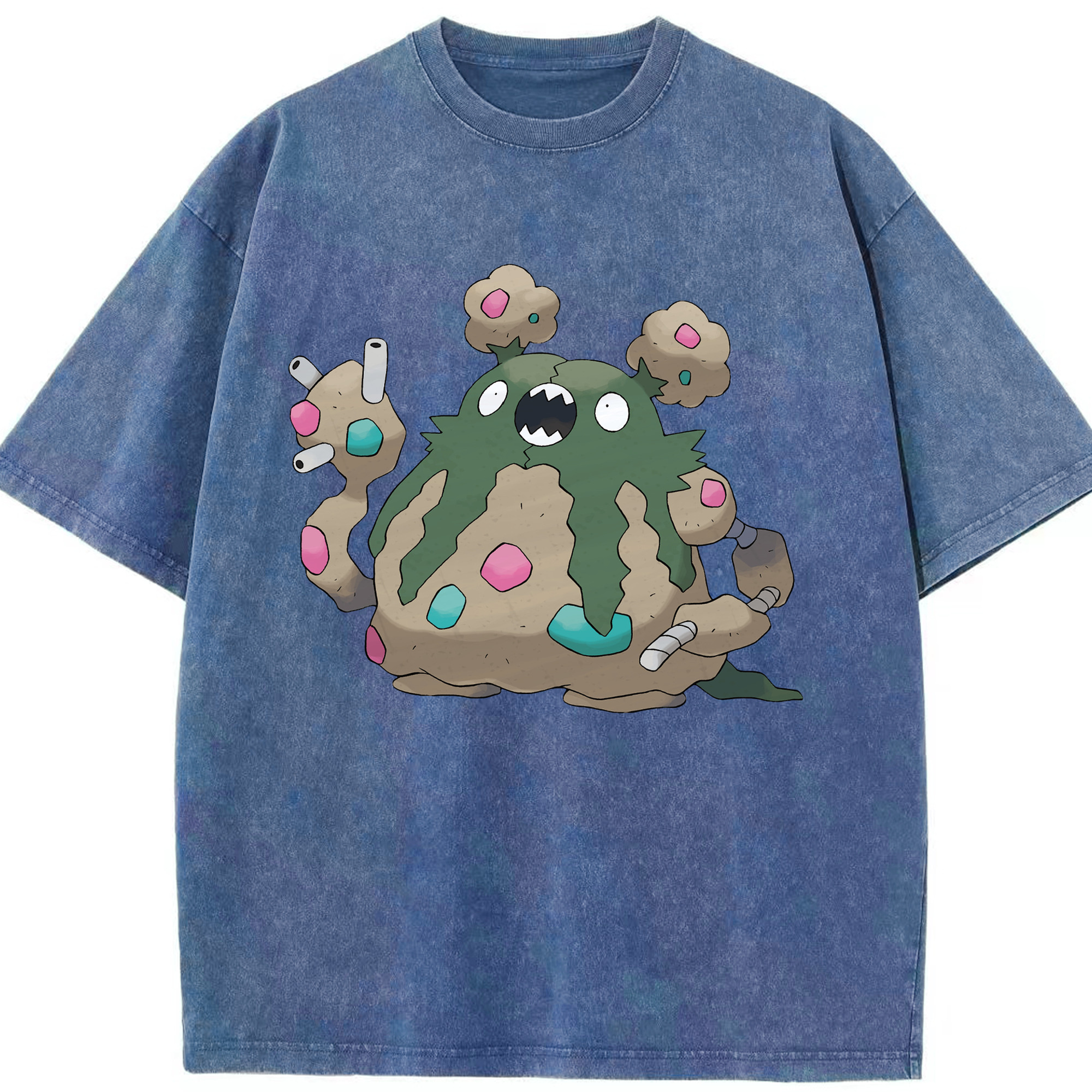 （画像用） ポケットモンスター Pokémon 綿100% ヴィンテージ風 半袖Tシャツ（フロントプリント）
