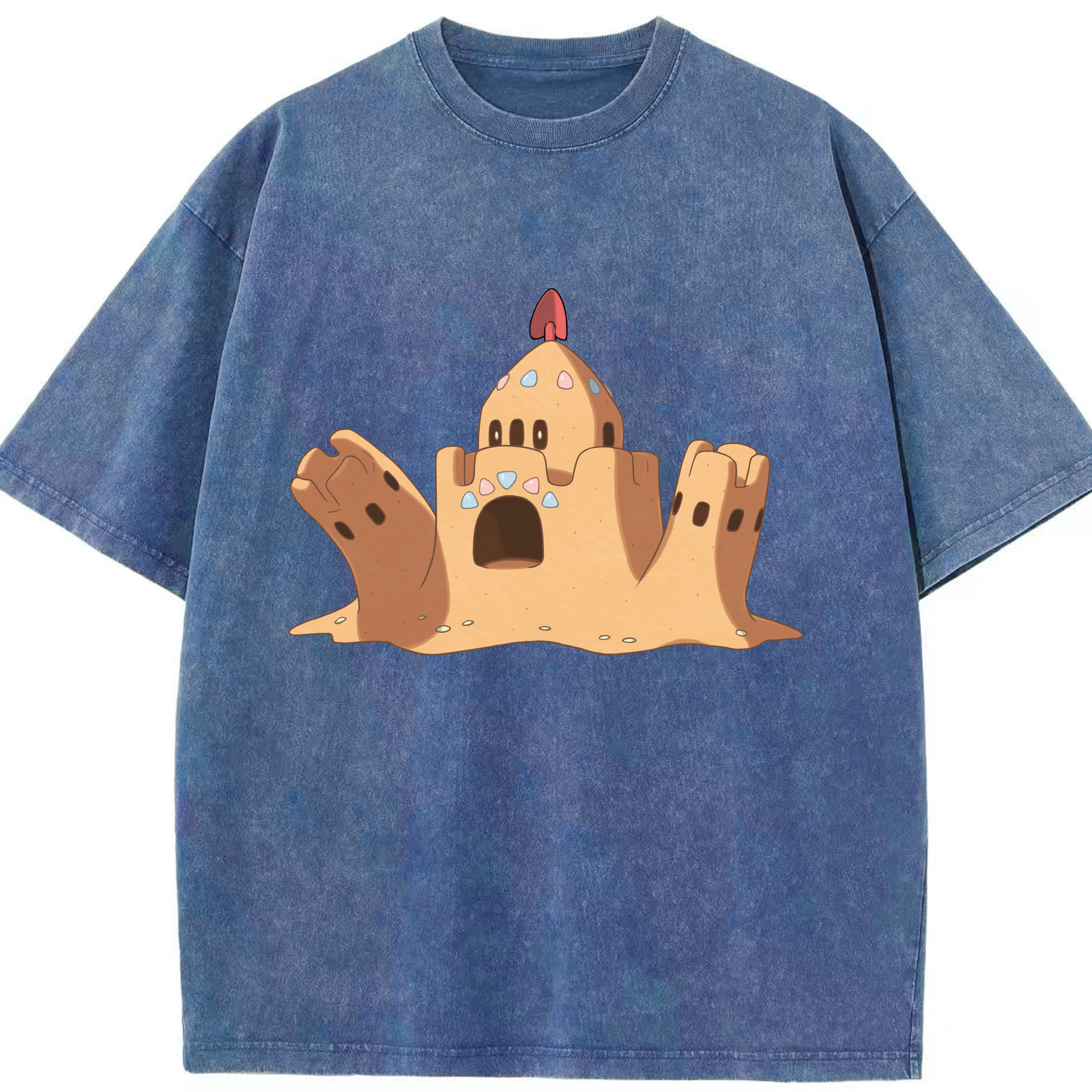 （画像用） ポケットモンスター Pokémon 綿100% ヴィンテージ風 半袖Tシャツ（フロントプリント）