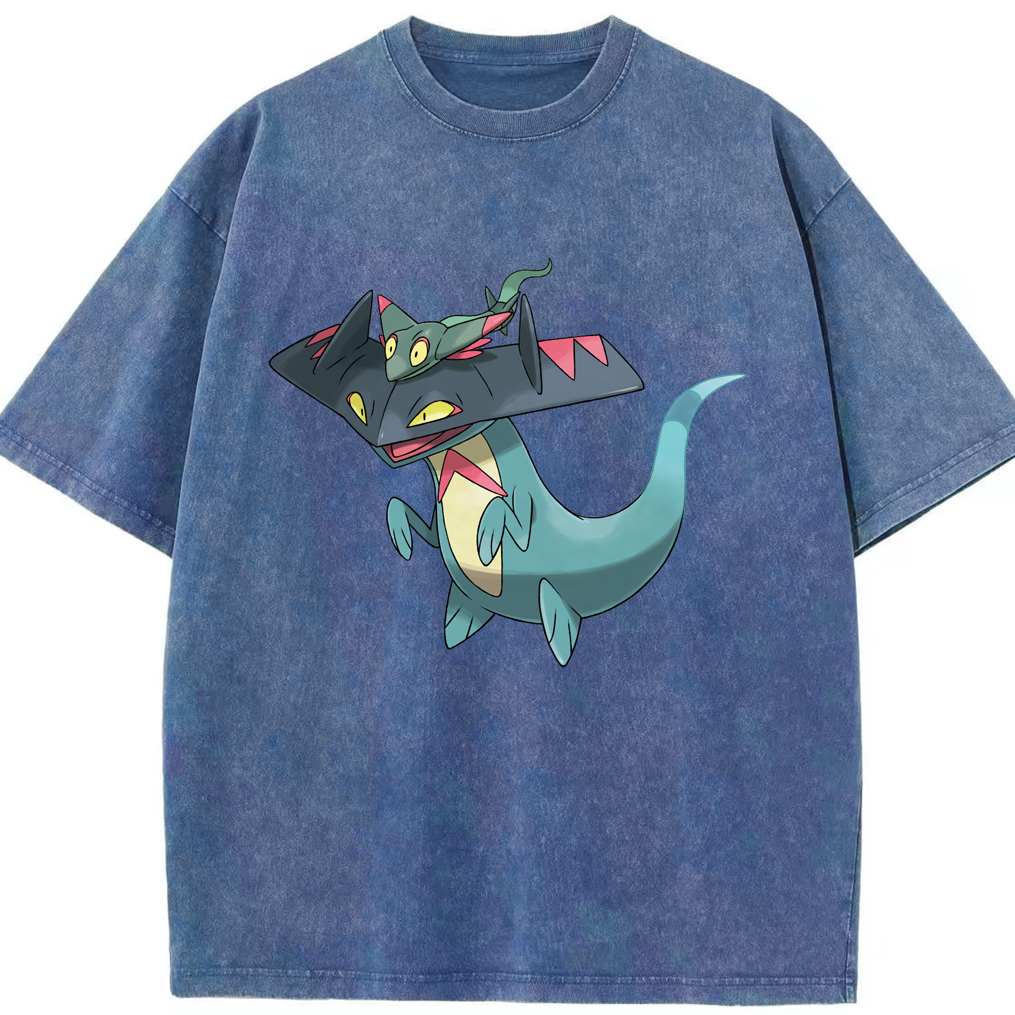 （画像用） ポケットモンスター Pokémon 綿100% ヴィンテージ風 半袖Tシャツ（フロントプリント）