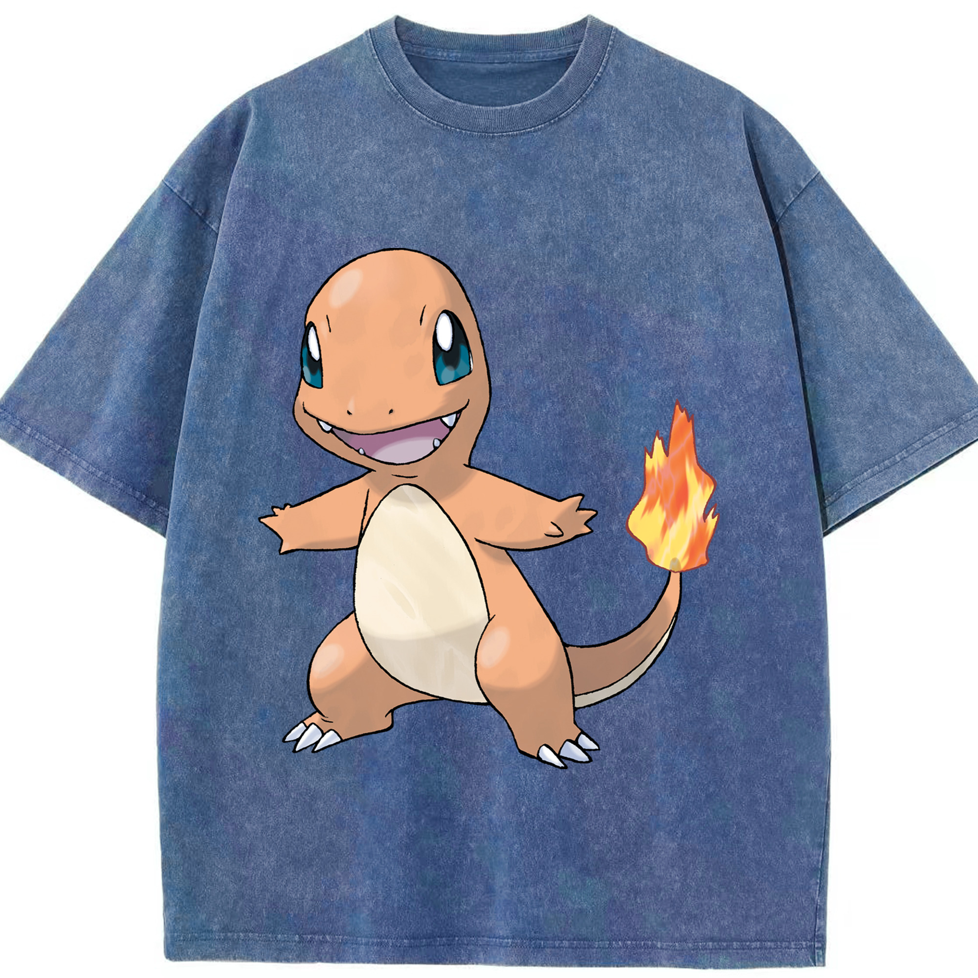 （画像用） ポケットモンスター Pokémon 綿100% ヴィンテージ風 半袖Tシャツ（フロントプリント）