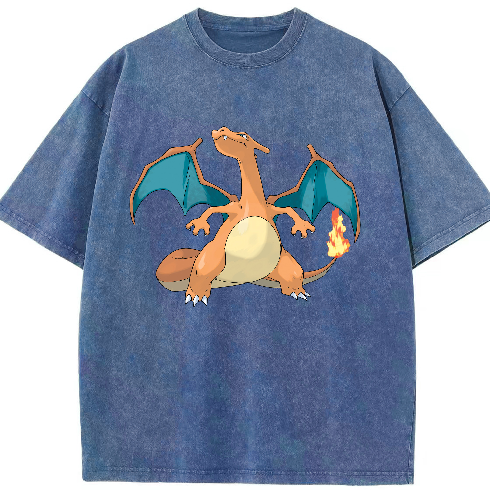 （画像用） ポケットモンスター Pokémon 綿100% ヴィンテージ風 半袖Tシャツ（フロントプリント）