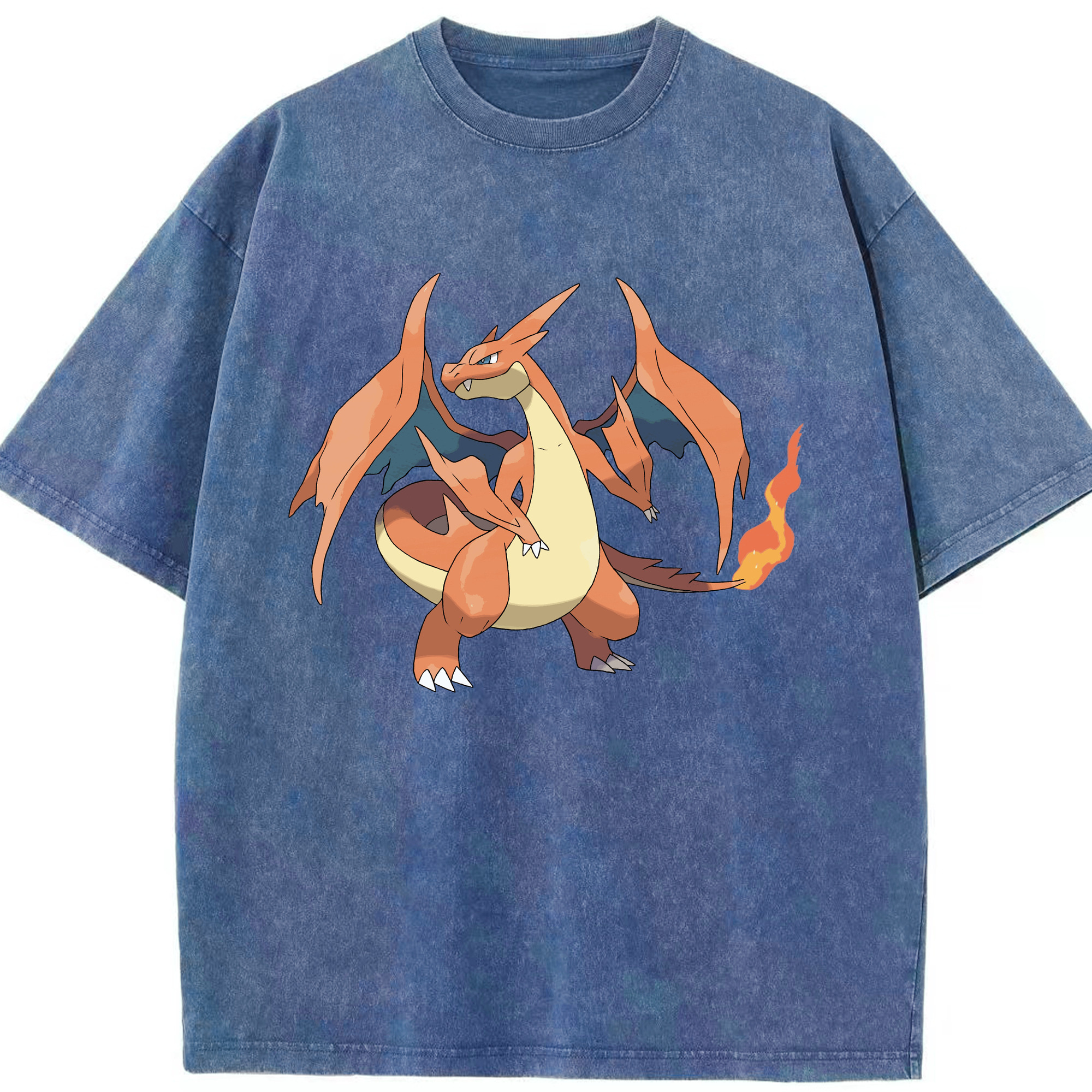 （画像用） ポケットモンスター Pokémon 綿100% ヴィンテージ風 半袖Tシャツ（フロントプリント）