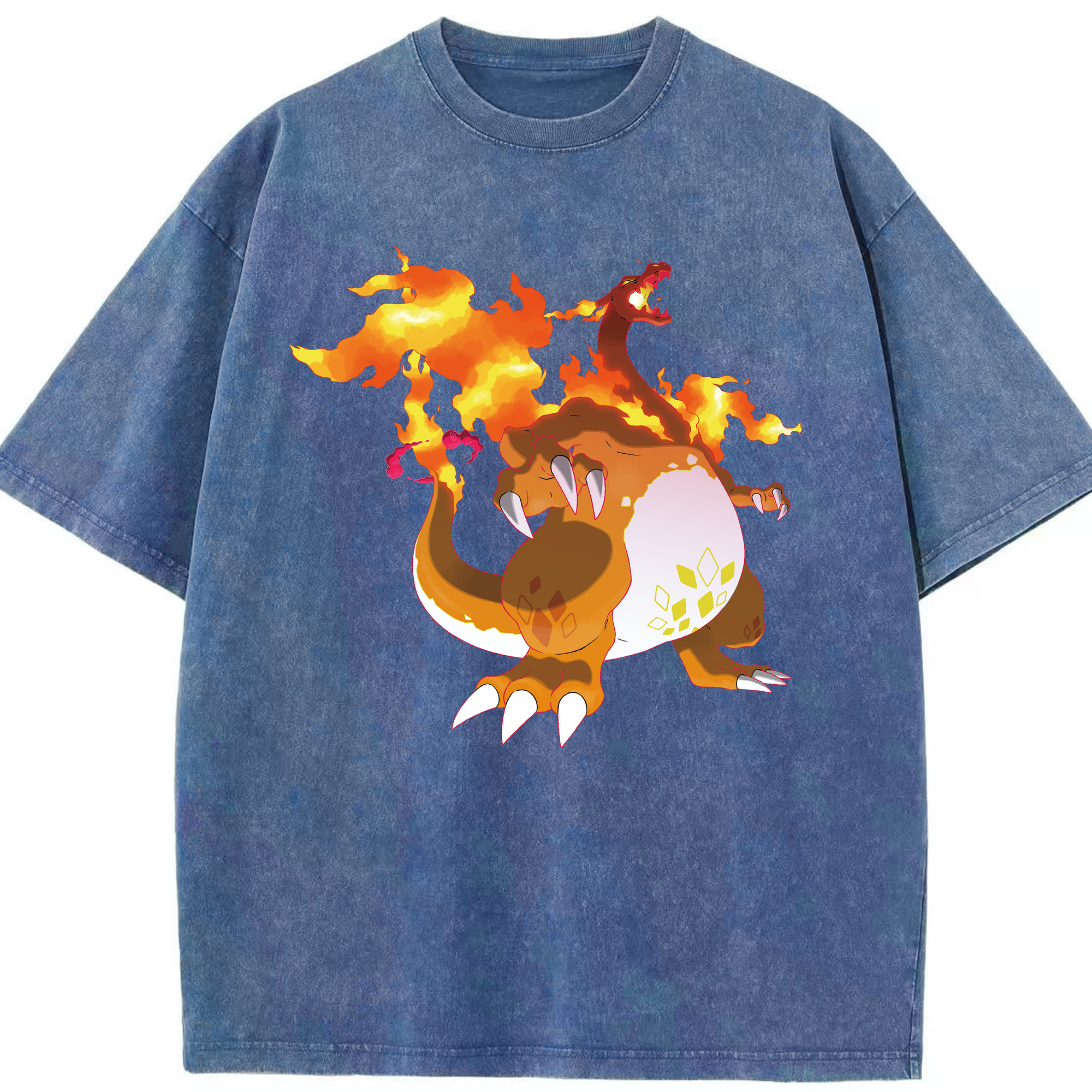 （画像用） ポケットモンスター Pokémon 綿100% ヴィンテージ風 半袖Tシャツ（フロントプリント）