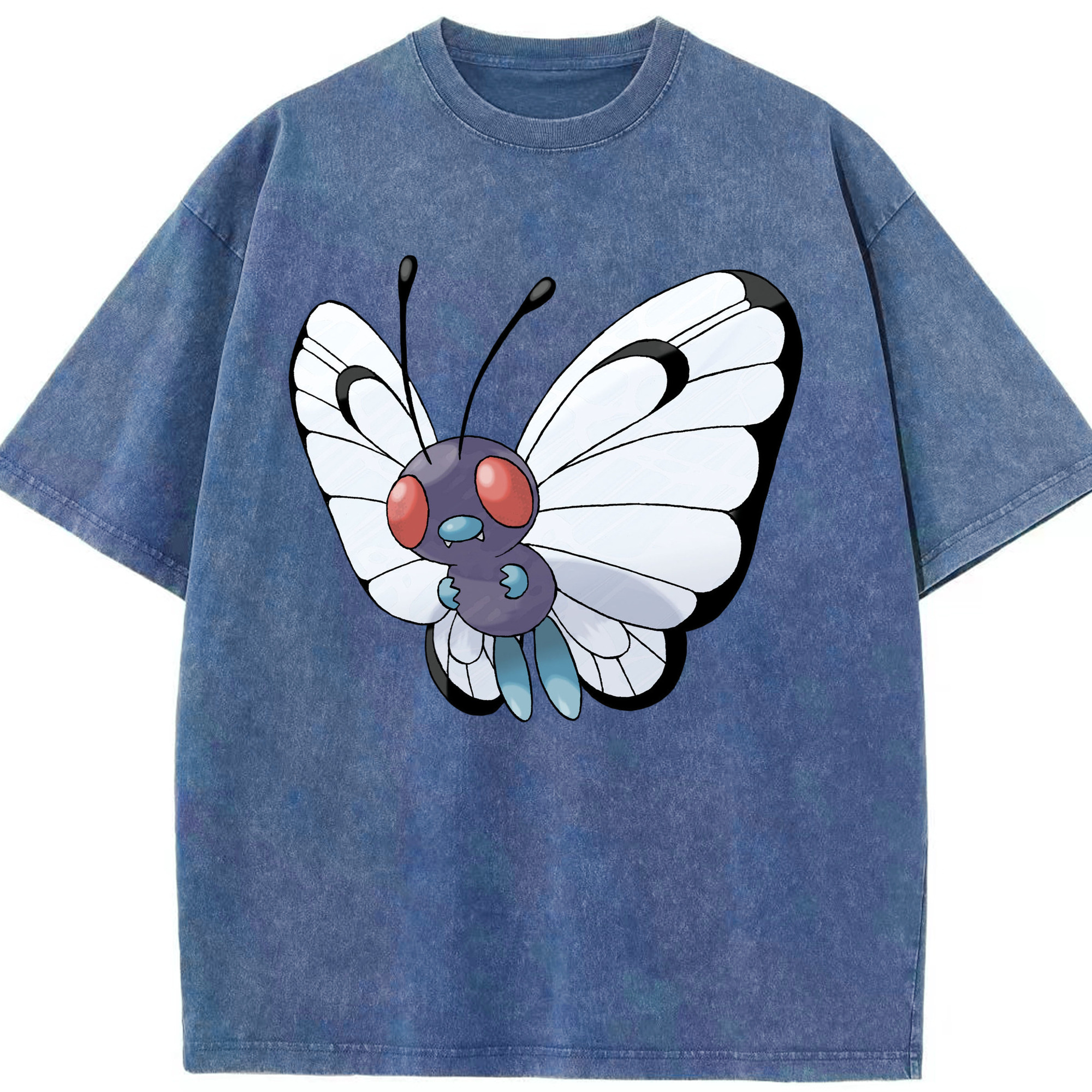 （画像用） ポケットモンスター Pokémon 綿100% ヴィンテージ風 半袖Tシャツ（フロントプリント）