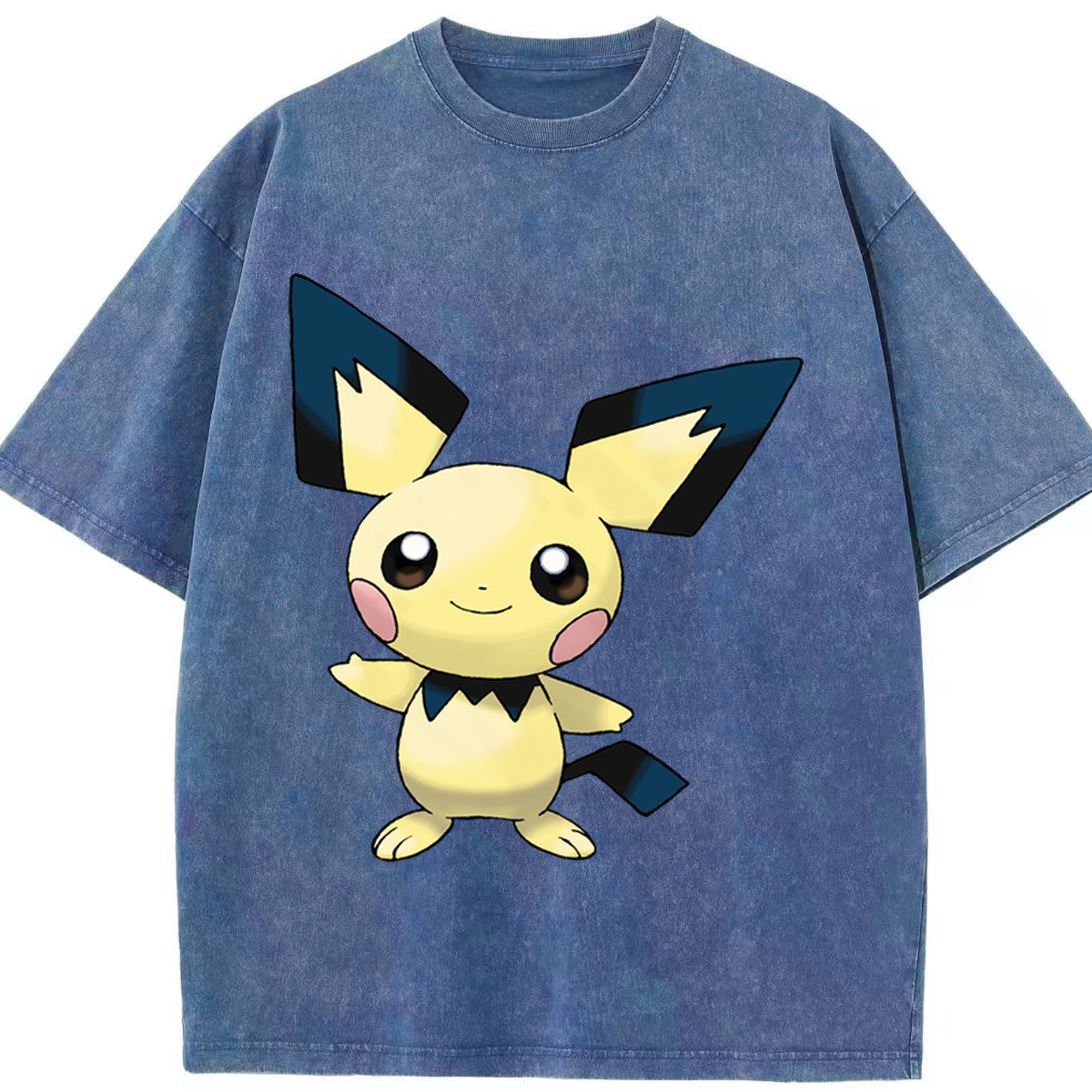 （画像用） ポケットモンスター Pokémon 綿100% ヴィンテージ風 半袖Tシャツ（フロントプリント）