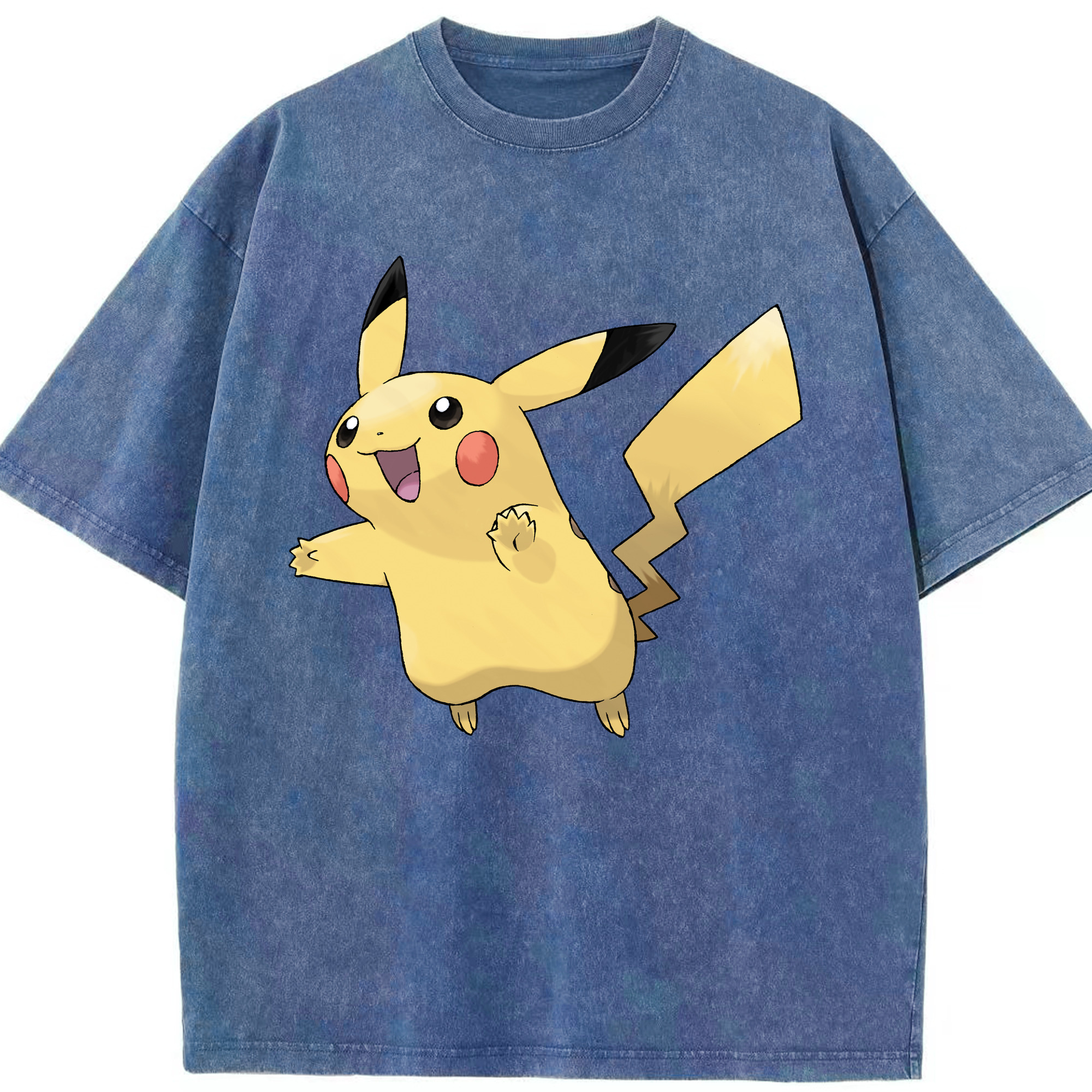 （画像用） ポケットモンスター Pokémon 綿100% ヴィンテージ風 半袖Tシャツ（フロントプリント）