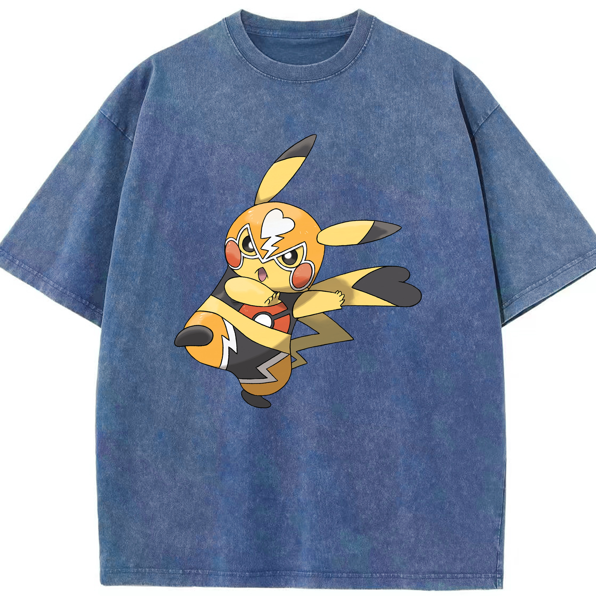 （画像用） ポケットモンスター Pokémon 綿100% ヴィンテージ風 半袖Tシャツ（フロントプリント）