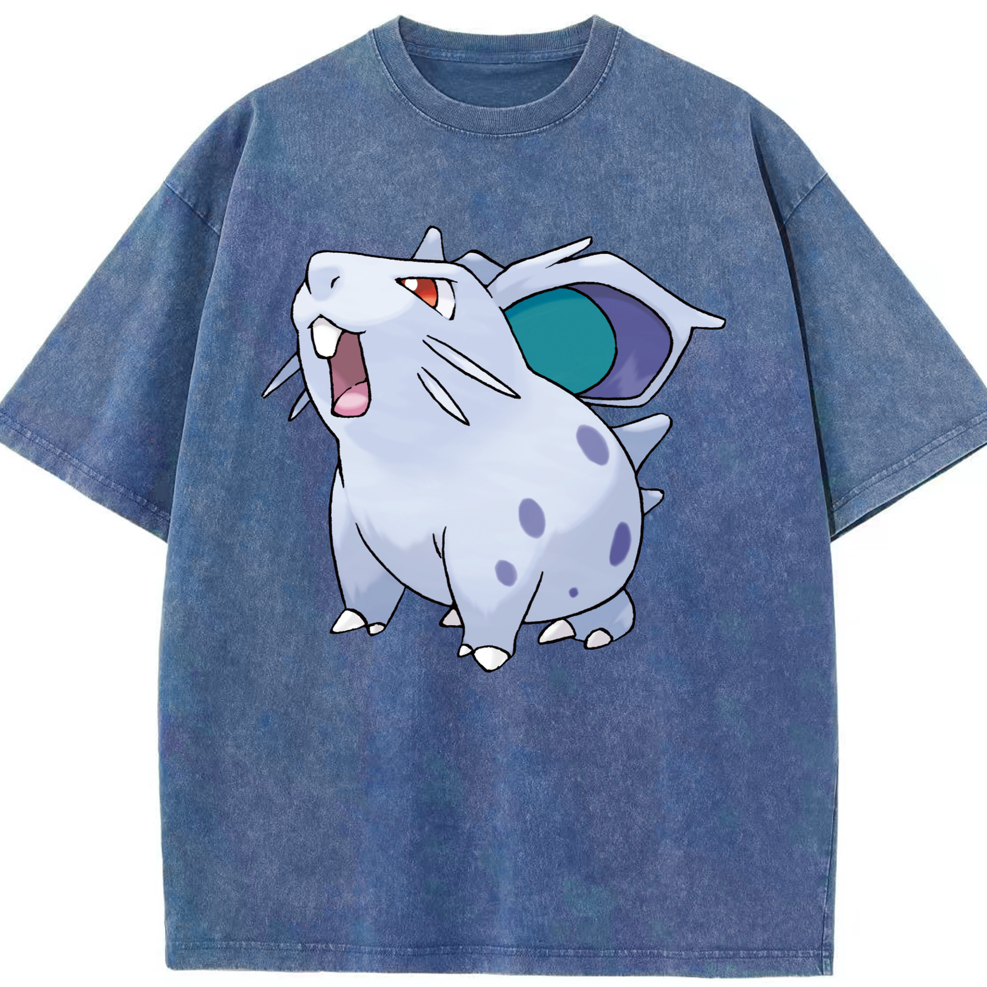 （画像用） ポケットモンスター Pokémon 綿100% ヴィンテージ風 半袖Tシャツ（フロントプリント）