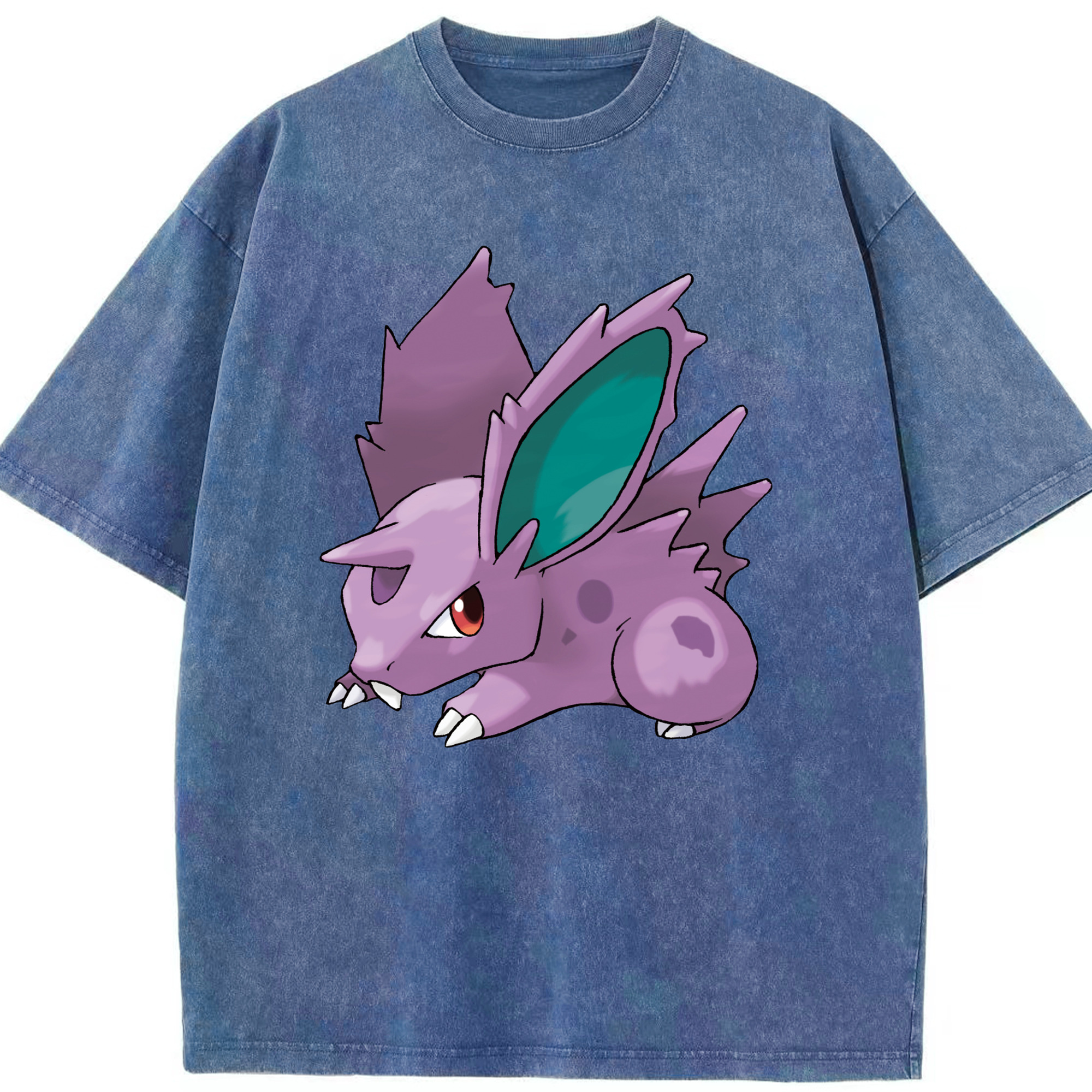 （画像用） ポケットモンスター Pokémon 綿100% ヴィンテージ風 半袖Tシャツ（フロントプリント）