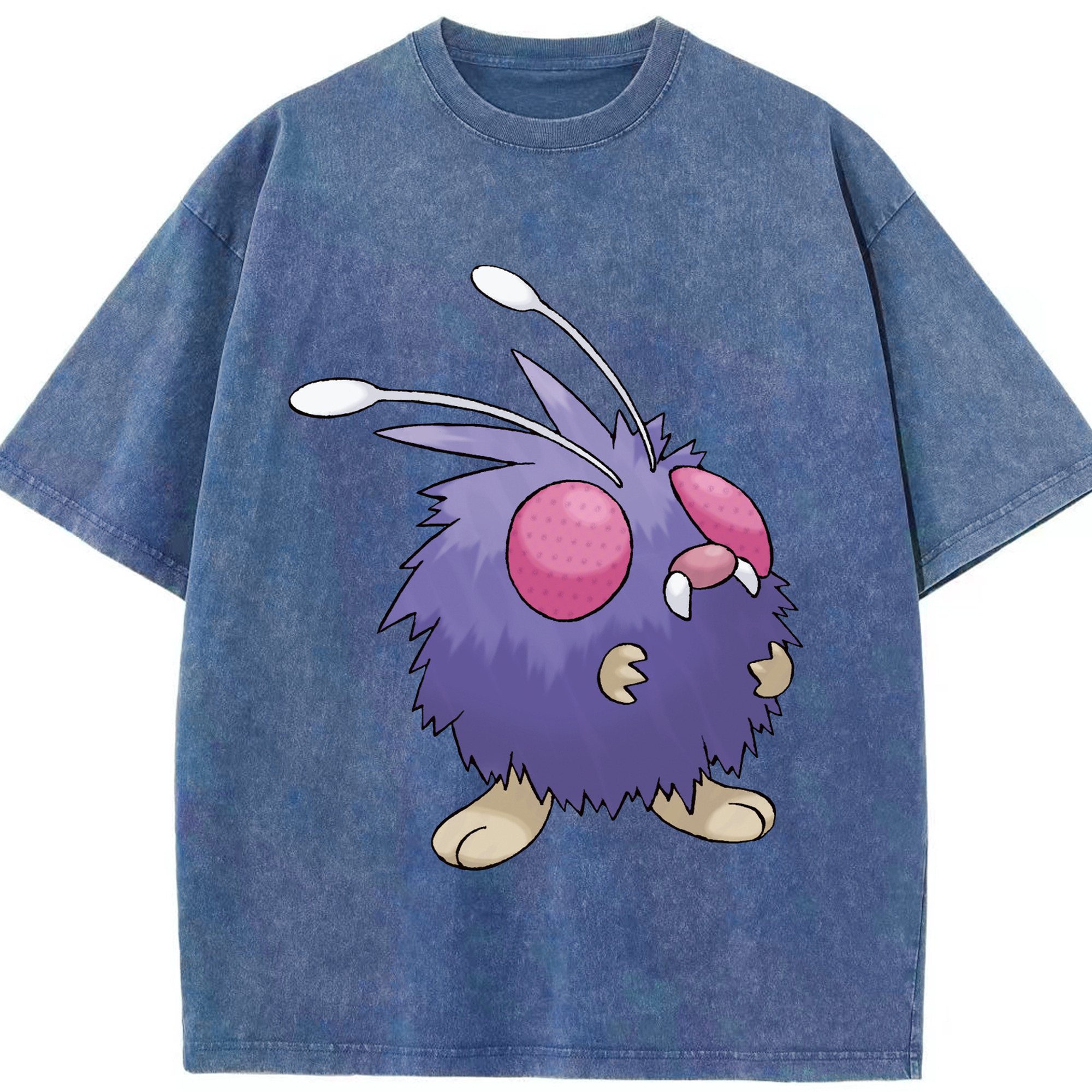 （画像用） ポケットモンスター Pokémon 綿100% ヴィンテージ風 半袖Tシャツ（フロントプリント）